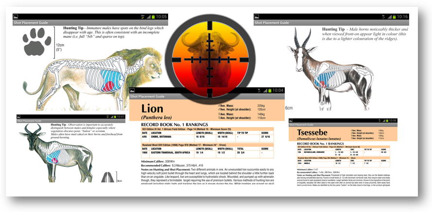 African Hunter Shot Placement Guide for Android devices