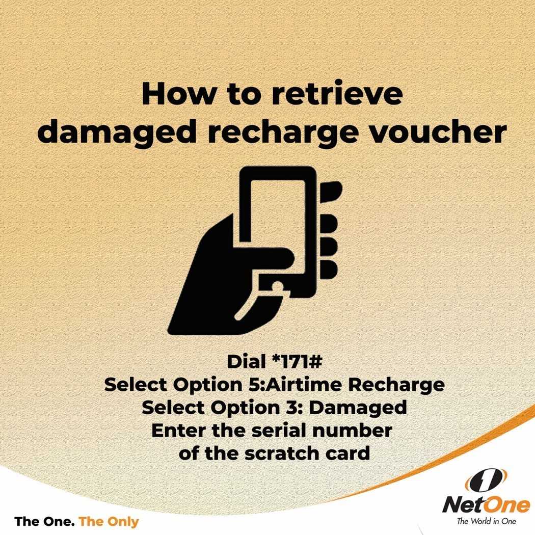 NetOne - Damaged your recharge card? No problem! NetOne has your back ...