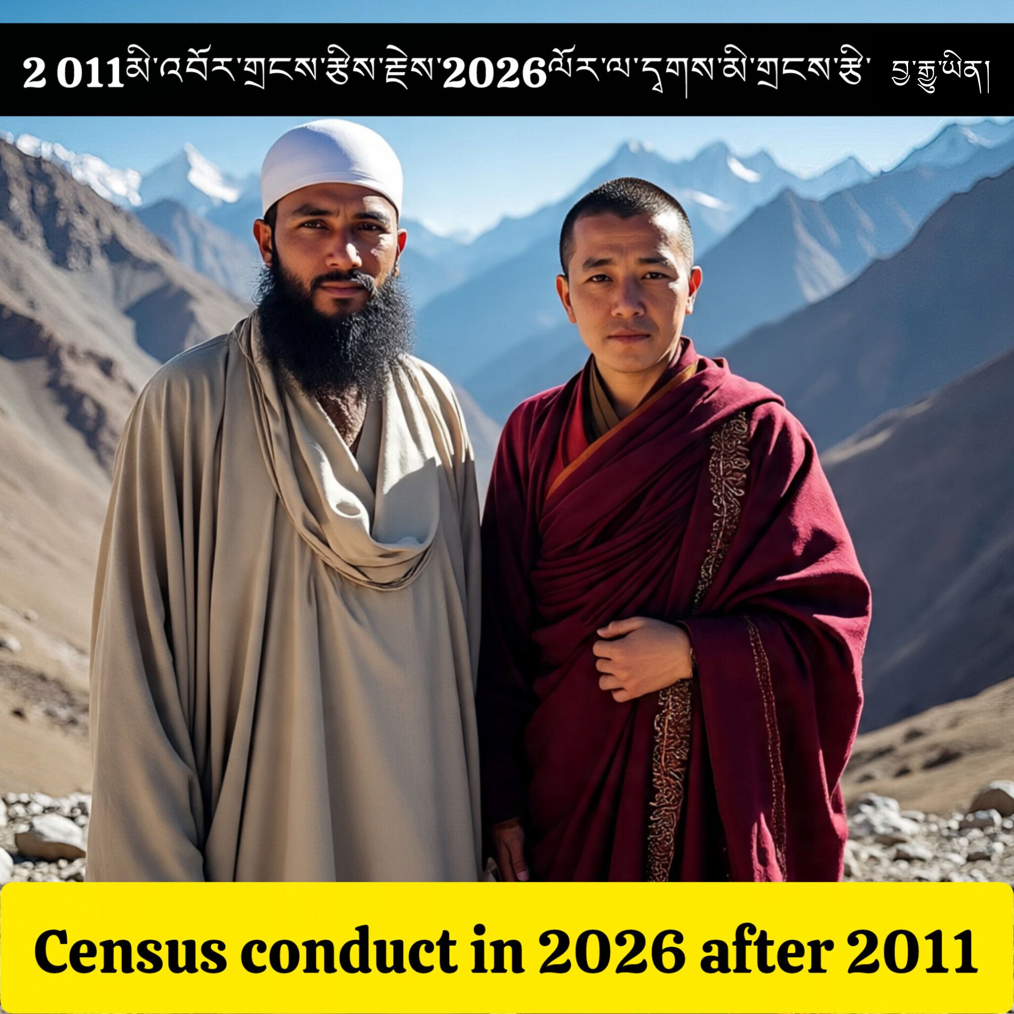 Rinchen - The Census in Ladakh is scheduled to begin on October 1, 2026 ...