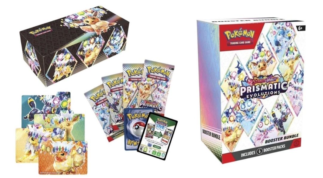 pokemon trading card game prismatic evolutions booster bundle release date TCG: Scarlet & Violet Pack (Random Art) PACK CONTENTS Prismatic Evolutions Booster Bundle (Part