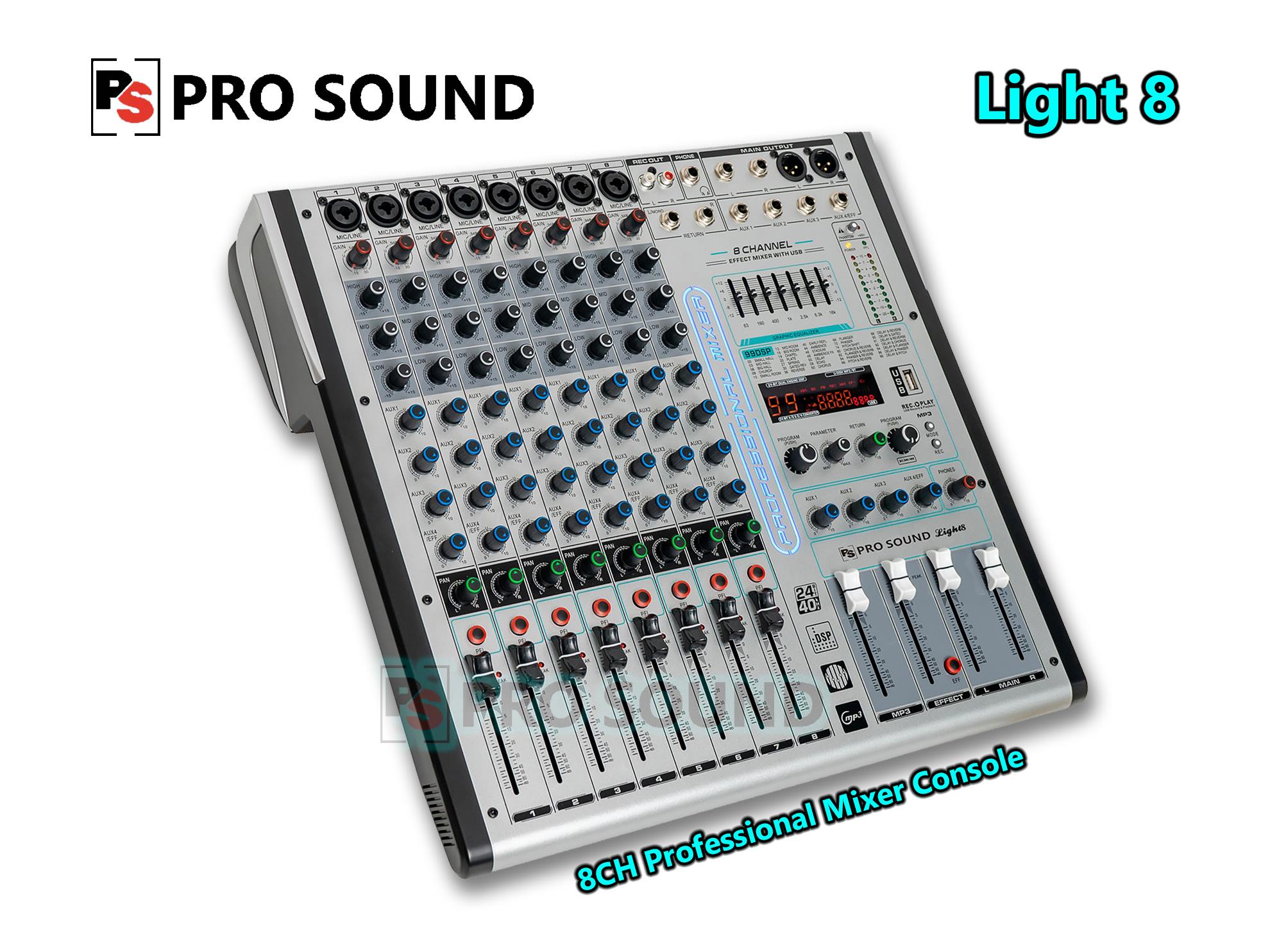 PS PRO SOUND LIGHT 8 MIXER... - Pro Audio Electronic Sdn Bhd