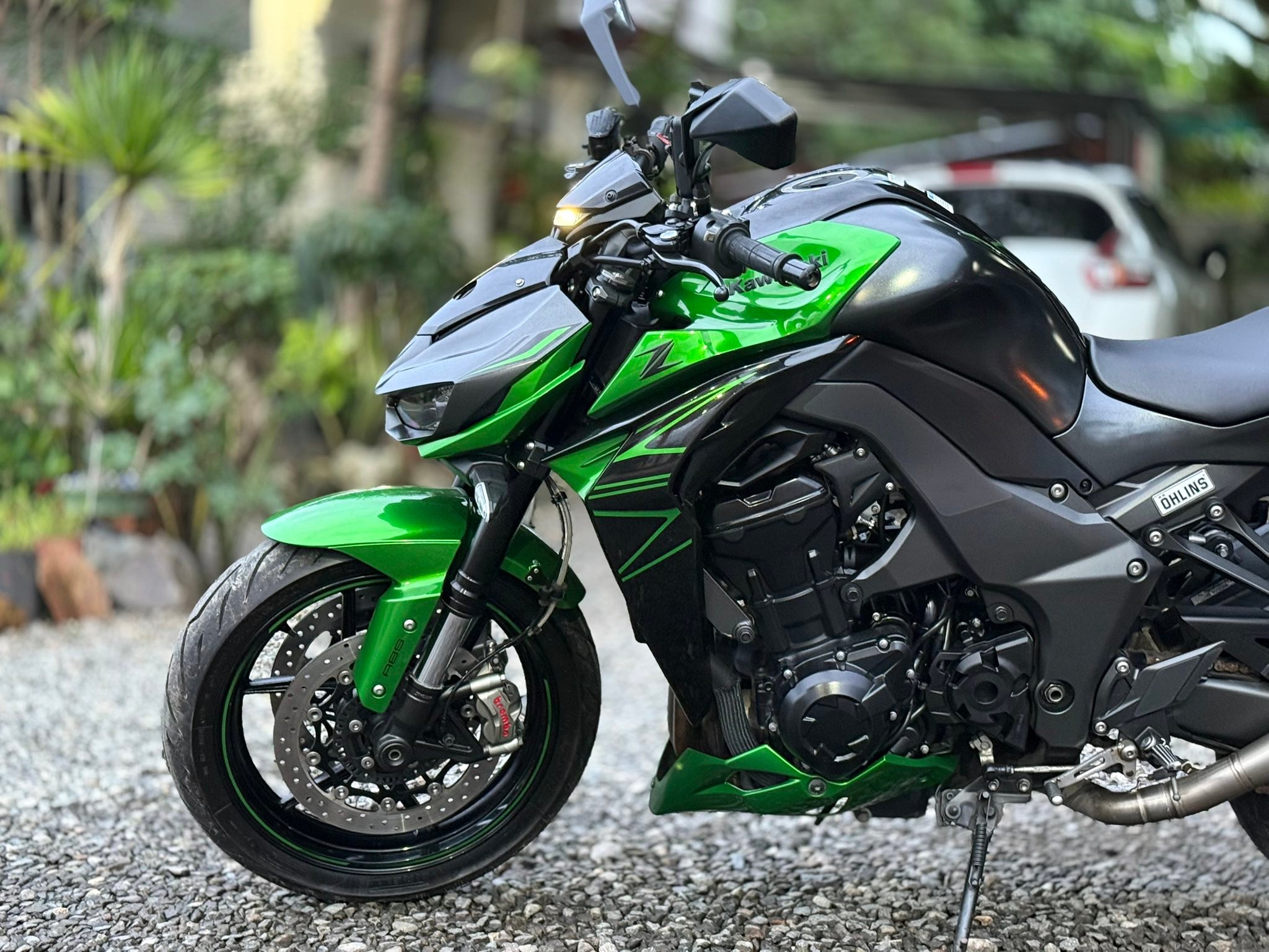 2022 Kawasaki Z1000R for sale with Akrapovich exhaust and upgrades