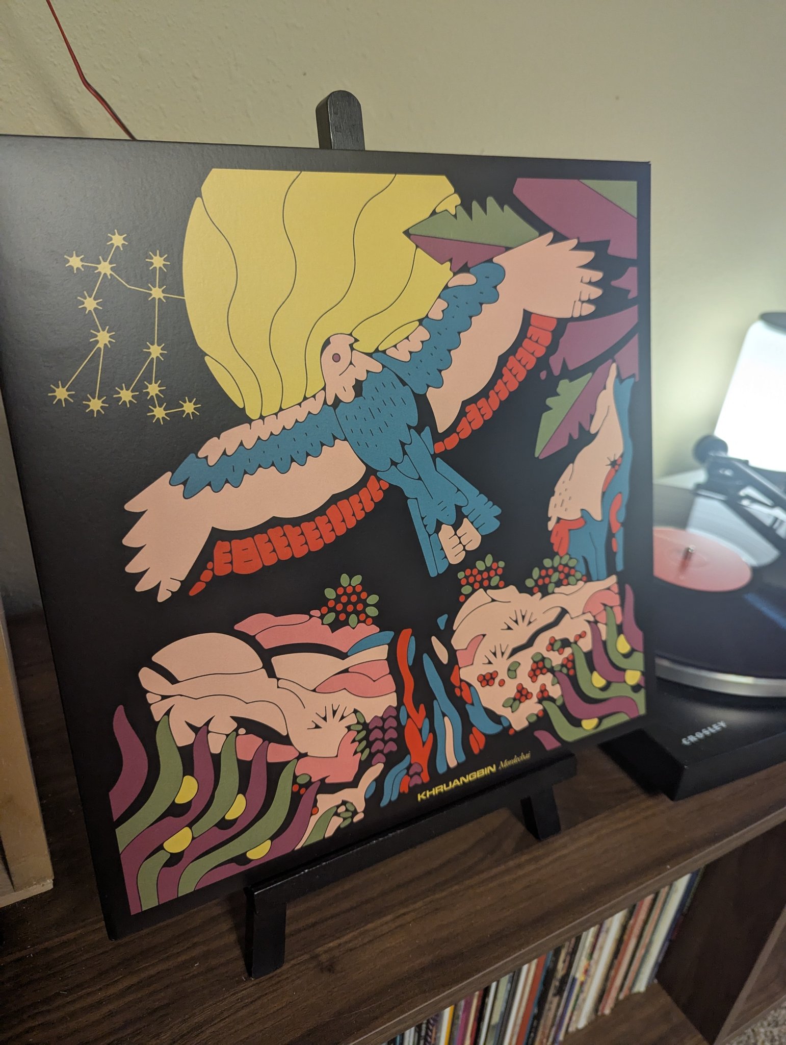 Khruangbin's Mordechai album on dark purple vinyl
