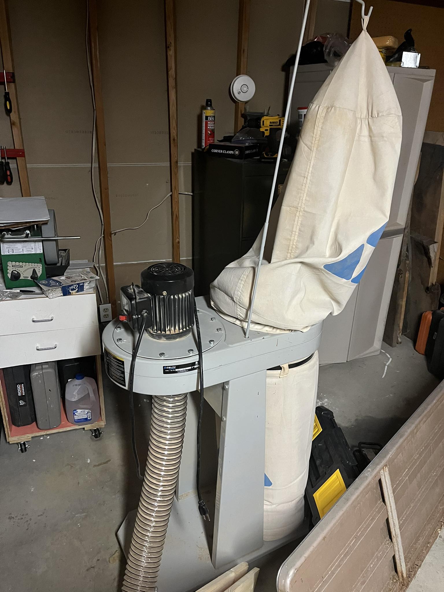 Delta AP400 dust collection setup not working effectively