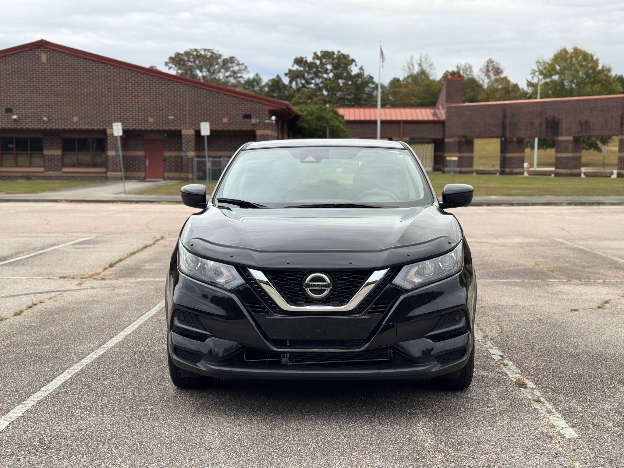 CROSSDESIGN Black Fog Light Covers & Bezels – For 2020-2022 Nissan Rogue Sport S/SV (Pair)
