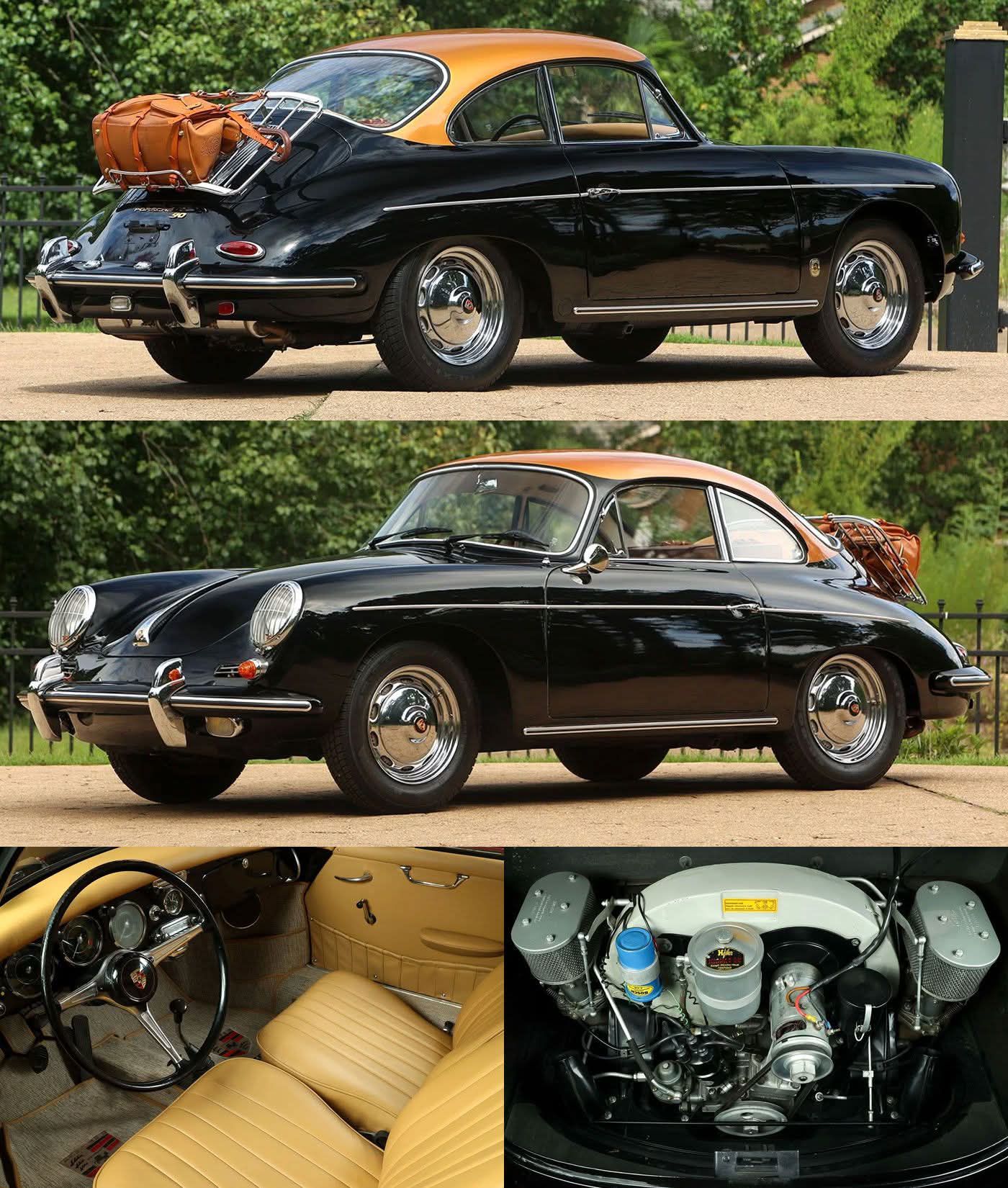 1962 Porsche 356 B Super 90 coupe features and specifications