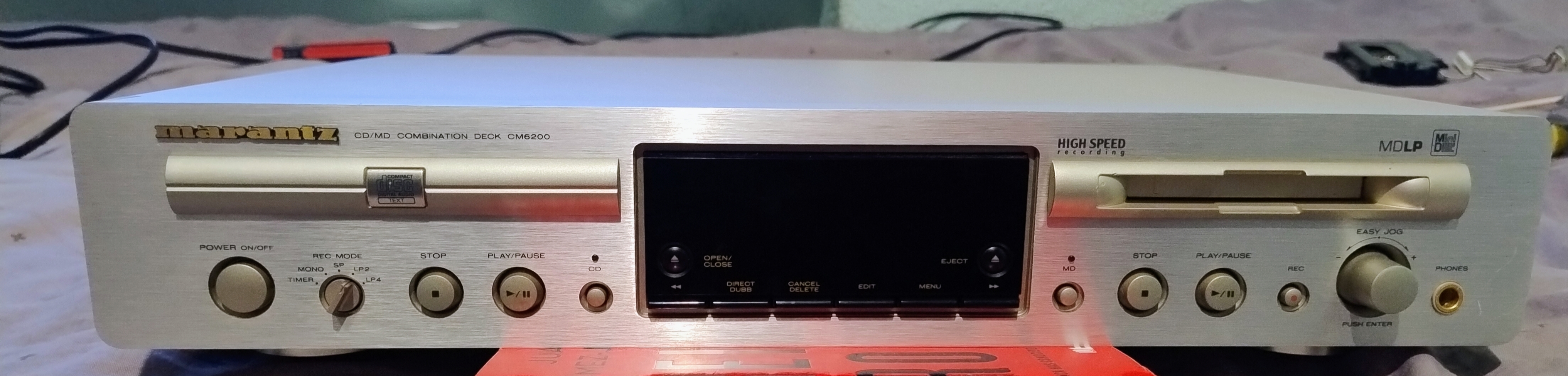 Marantz CM6200 CD player repair with new laser pickup