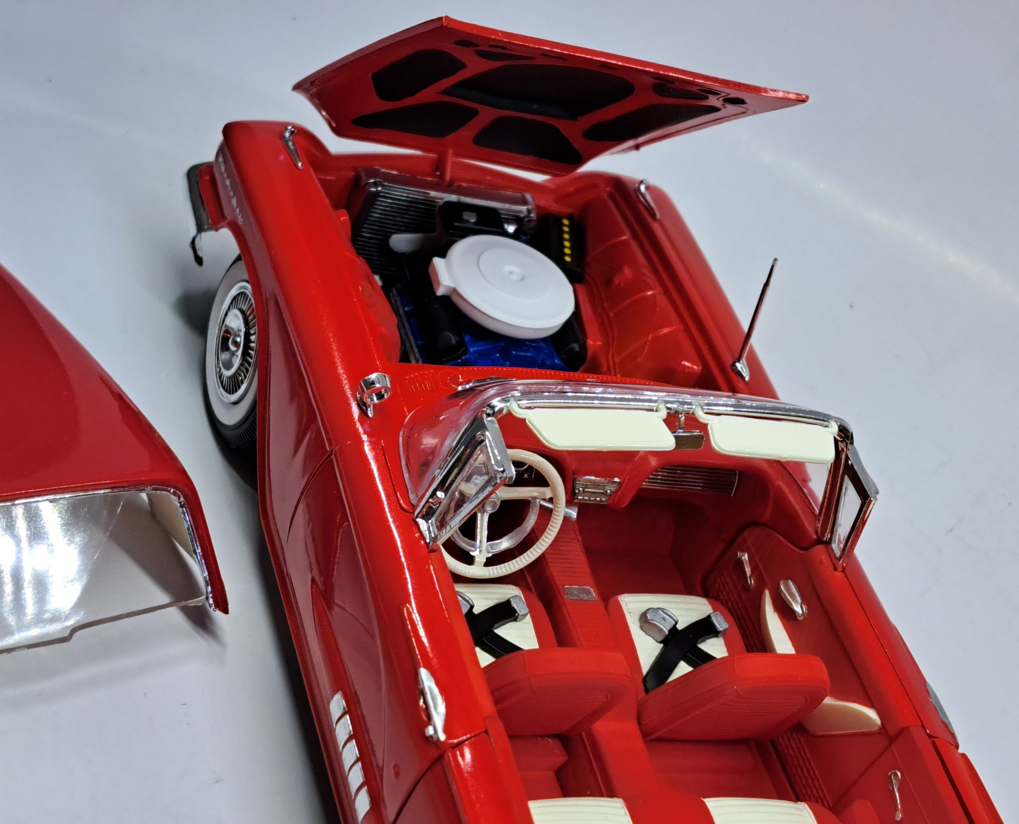 1958 Ford Thunderbird Hardtop by Monogram....by me! Overall a nice 