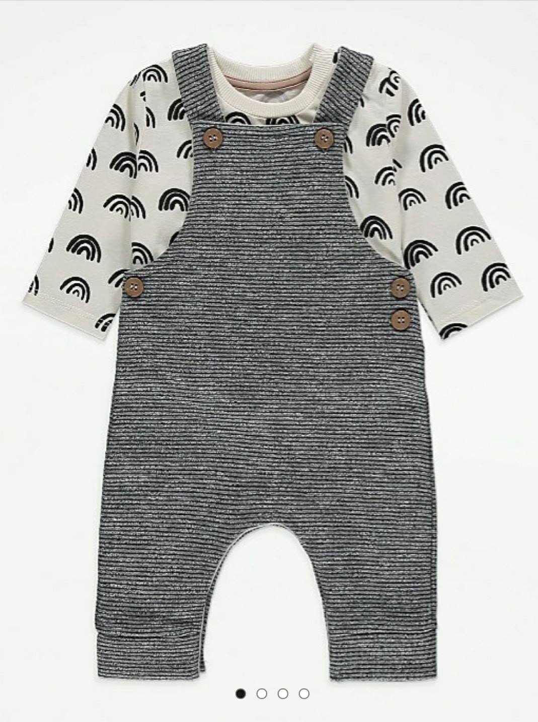 Tenue été Bébé Fille George 2 Pièces - Taille 9-12 Mois - Vêtement Occasion Très Bon état