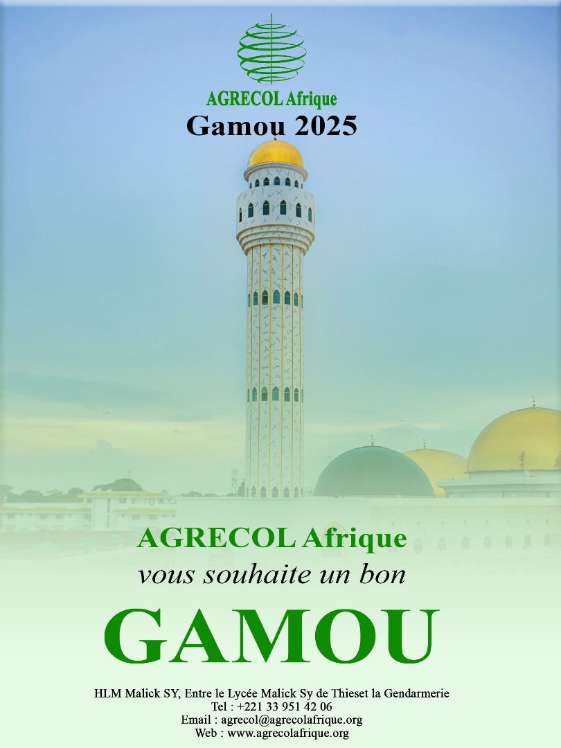 Agrecol - AGRECOL Afrique souhaite un Gamou à toute la communauté ...