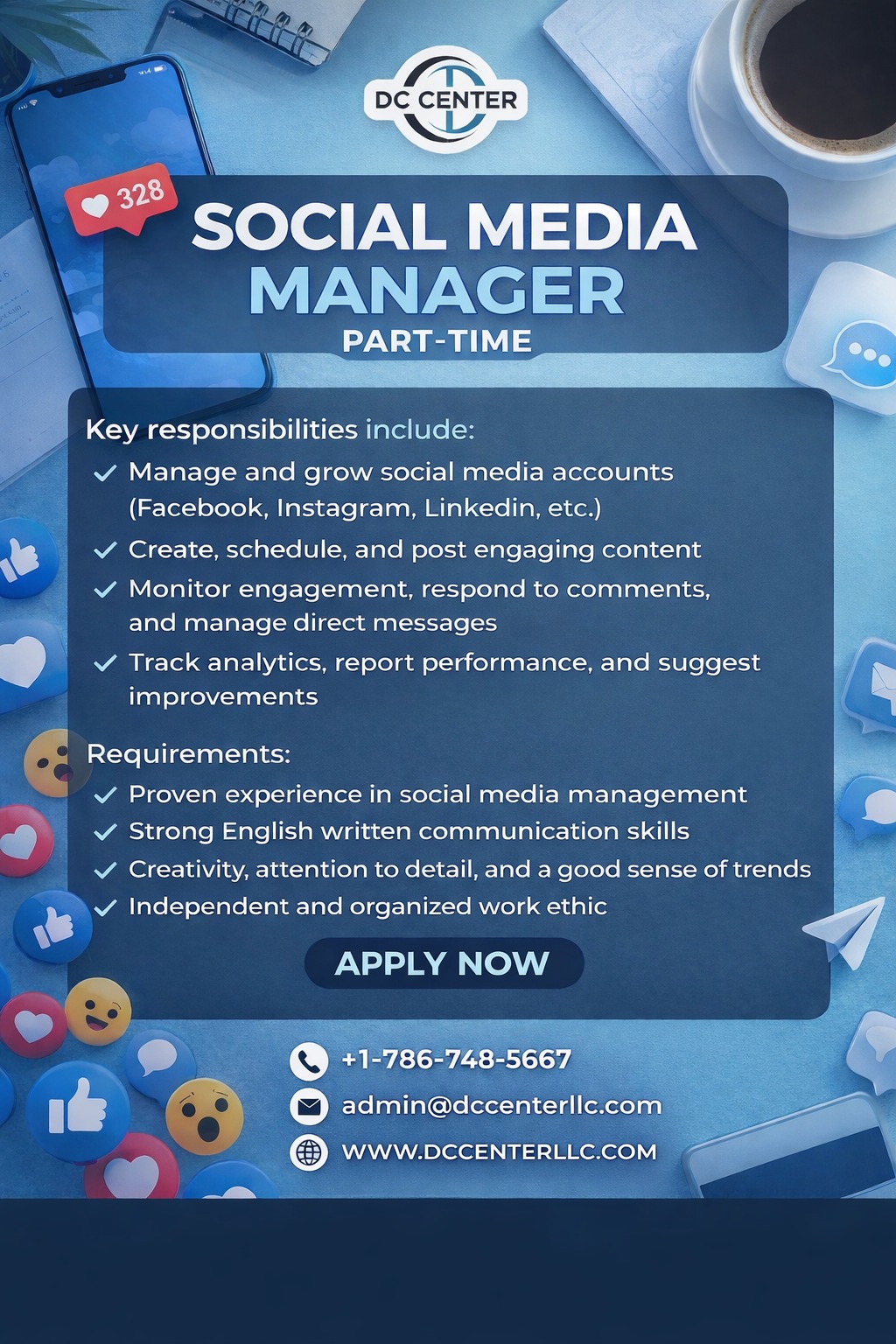 Hire Social Media Managers | 🚨 WE’RE HIRING: PART-TIME SOCIAL MEDIA ...