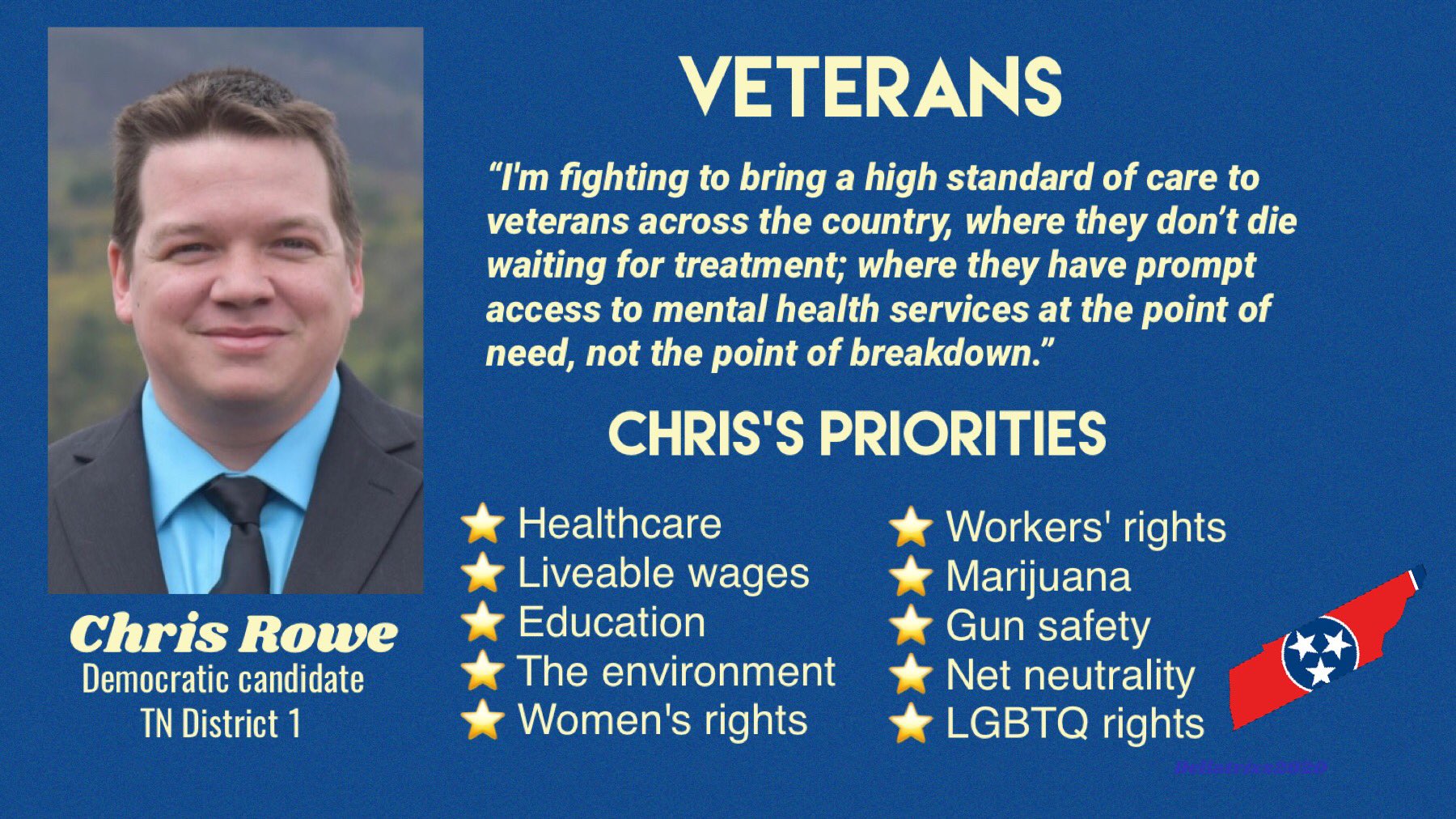 Chris Rowe for Congress 2020 - Our veterans need help, and to help them ...