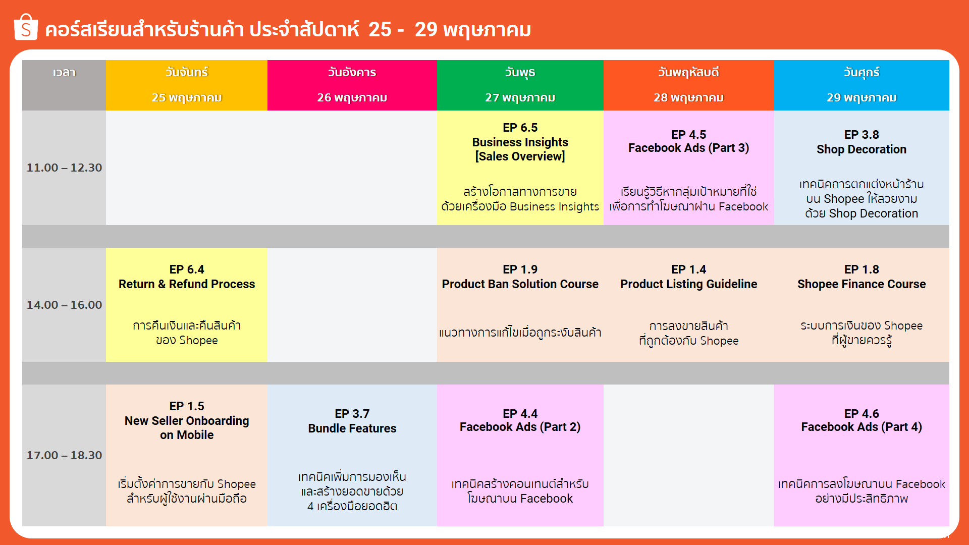 🧡🧡... - Shopee University TH by Ajarn Shopee | Facebook