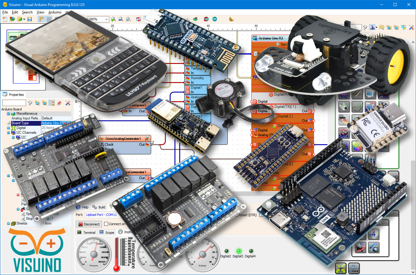 Visuino - Visual Arduino Developers | 🔥🔥 VISUINO 8.0.0.160 IS HERE ...