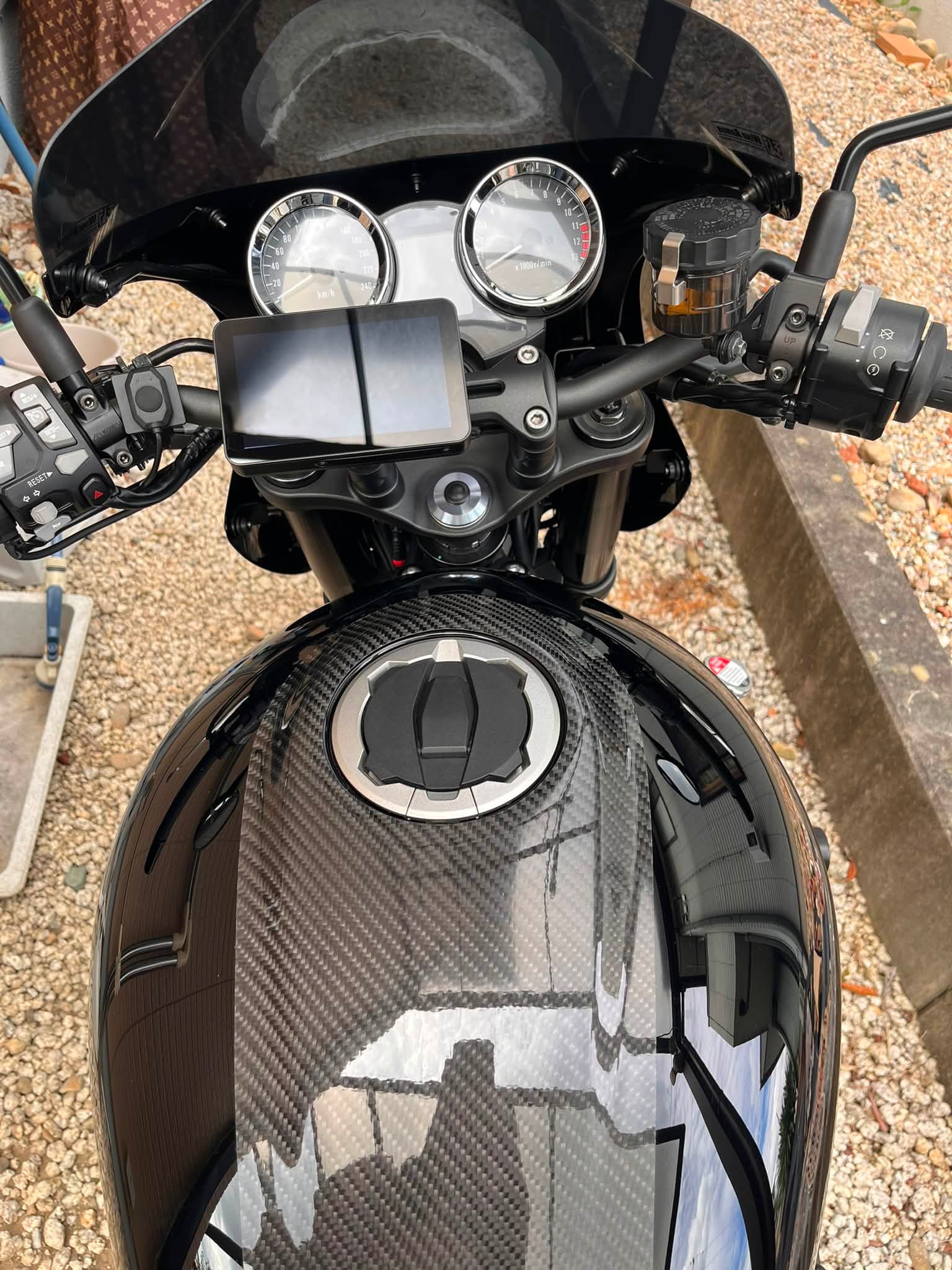 アントライオン ビレット ミラー ゴールド KAWASAKI Z900RS antlion