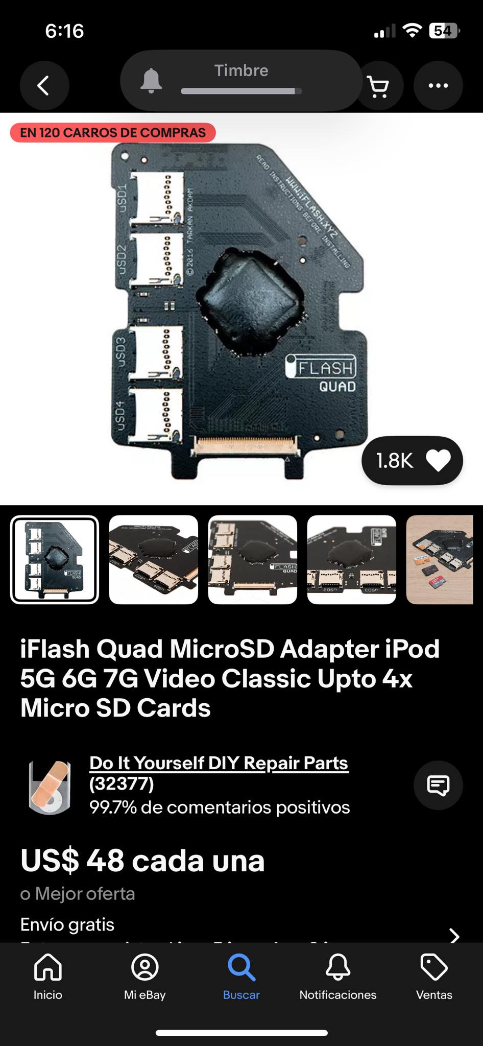 Batteria Per IFlash Adapter How To Fit Iflash Solo And 2000mah Square ...