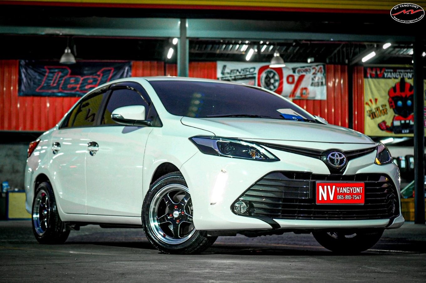 จบงามๆ ไปกับ #TOYOTA #VIOS จัดด้วยล้อ #WELD 15X4.100 สีดำขอบเงาCNC ...