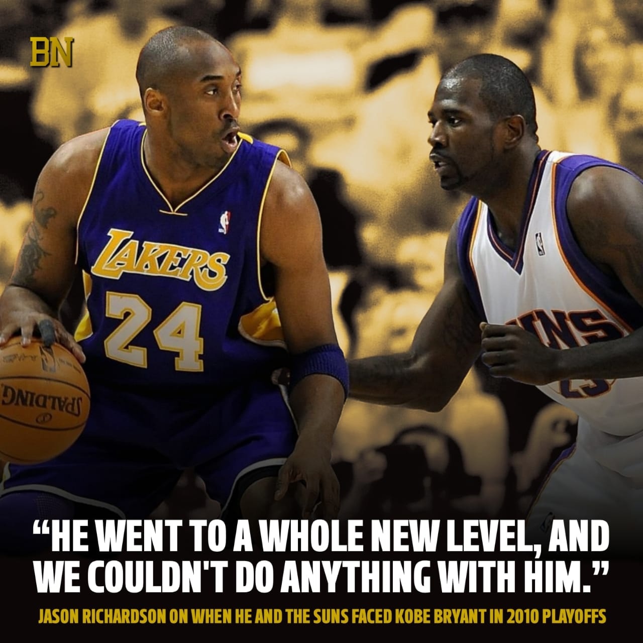 Jason Richardson explains why Kobe Bryant is the second best 