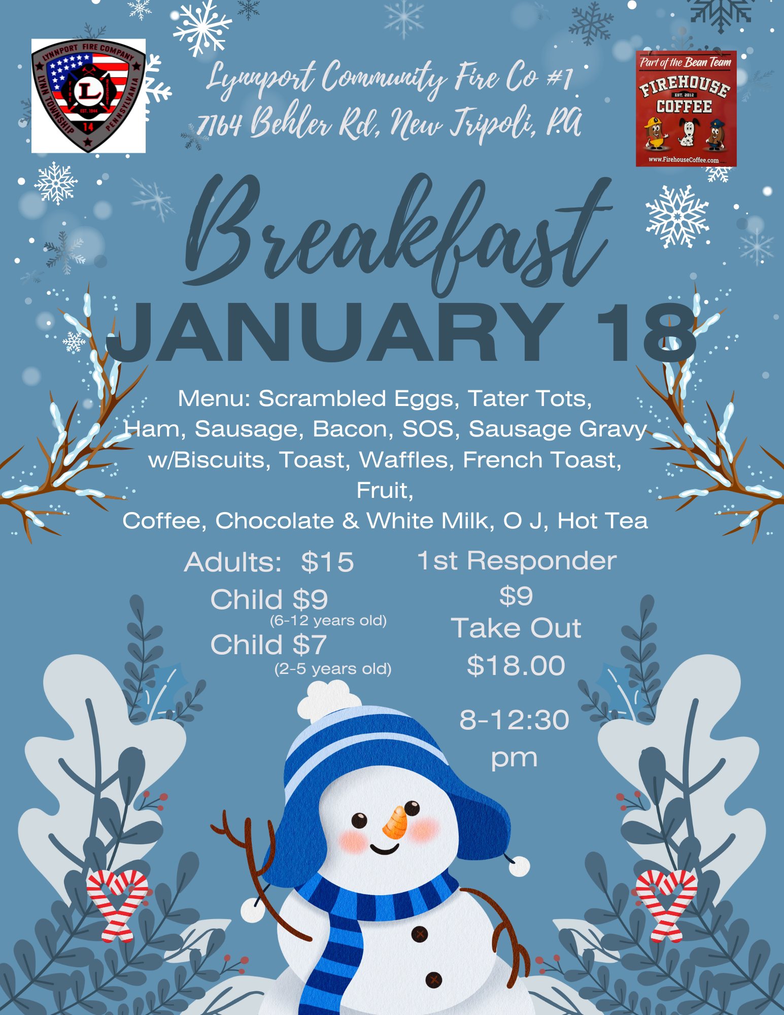 January Breakfast
