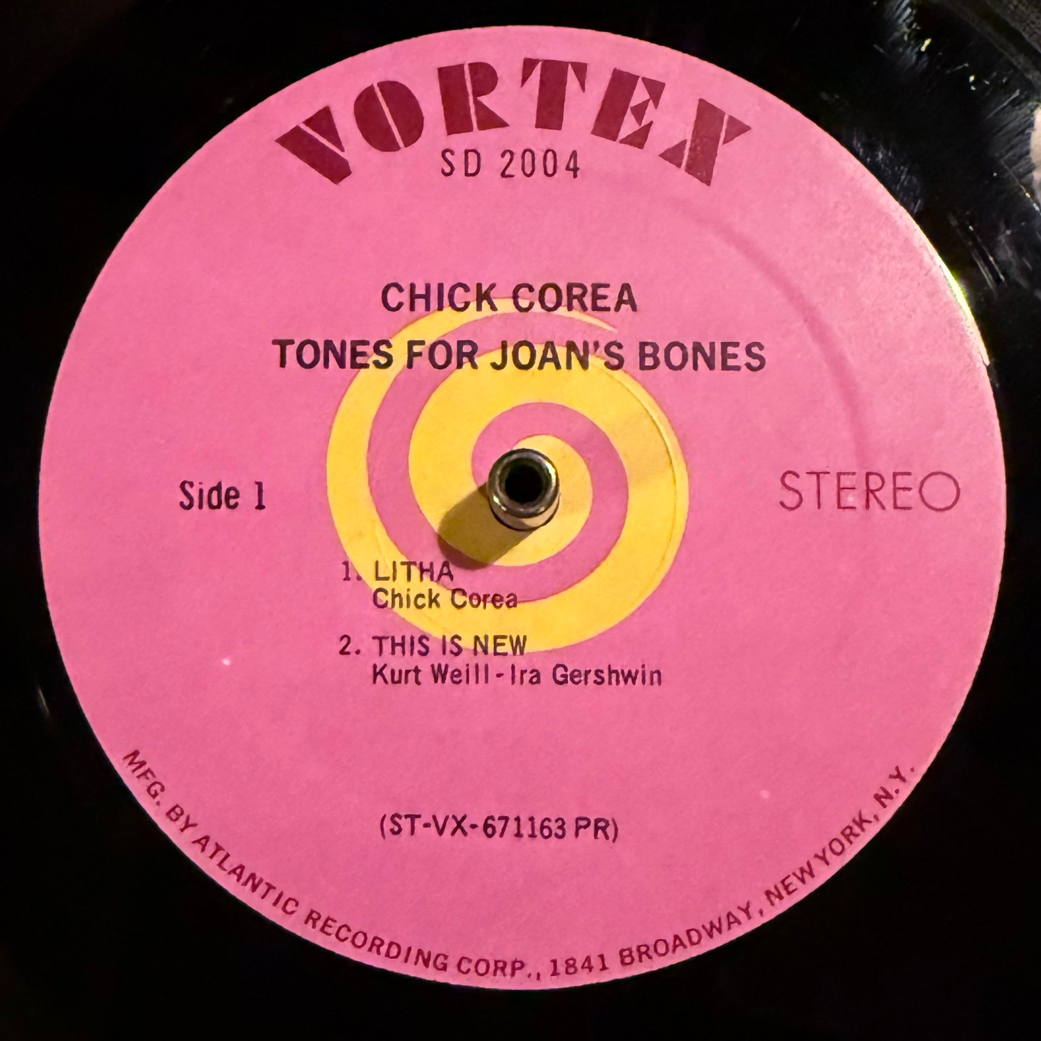Chick Corea's debut album Tones for Joan's Bones