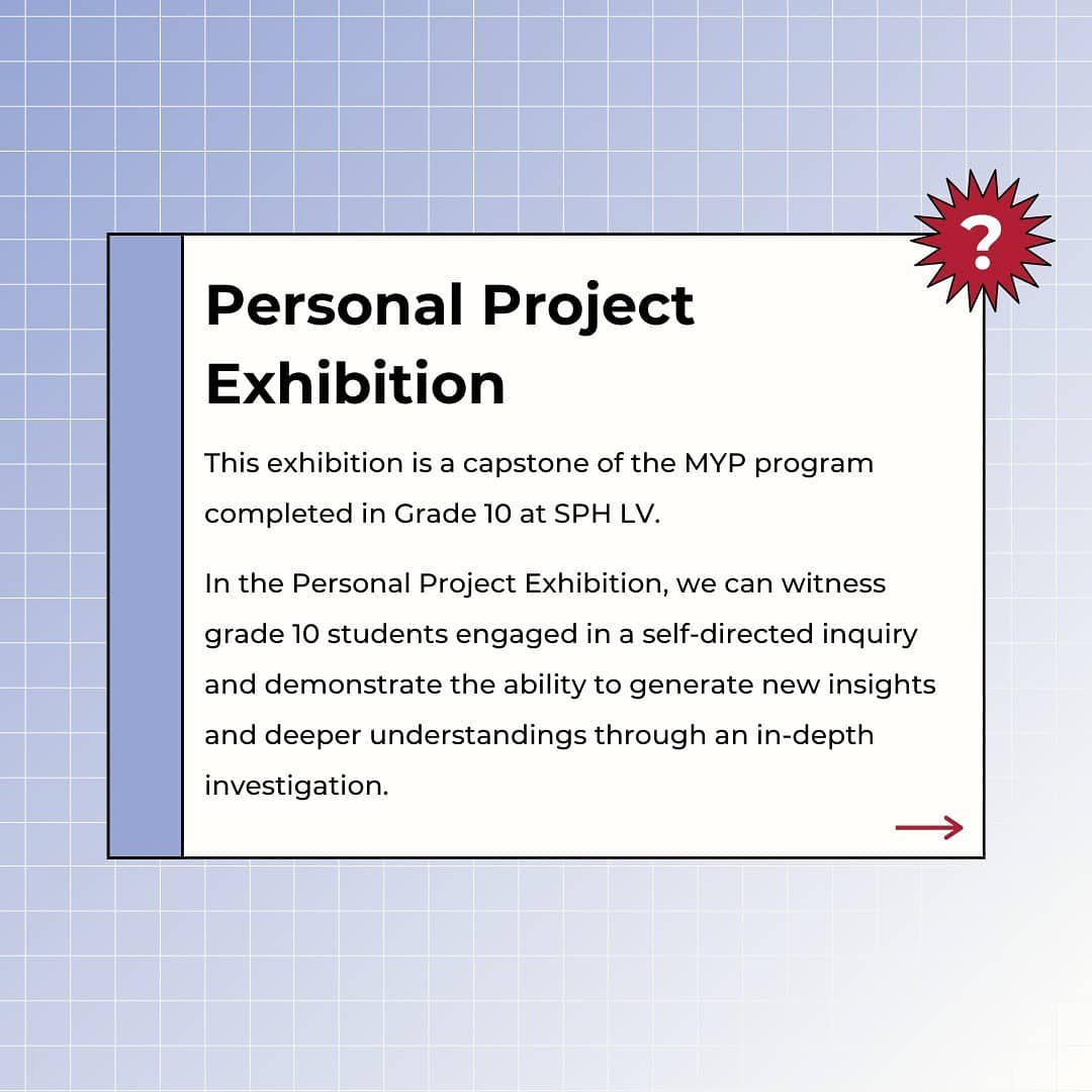 Grade 10 MYP Personal Project... - Sekolah Pelita Harapan