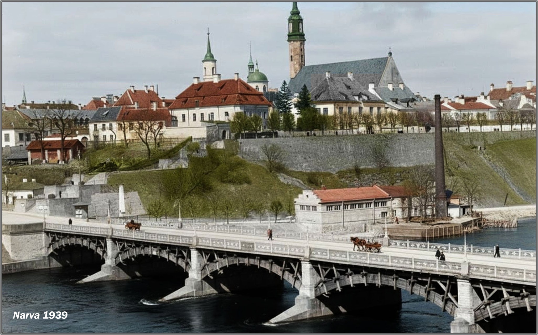 Margus Mändveer - Narva 1939. Narva sild ja vanalinn.... | Facebook