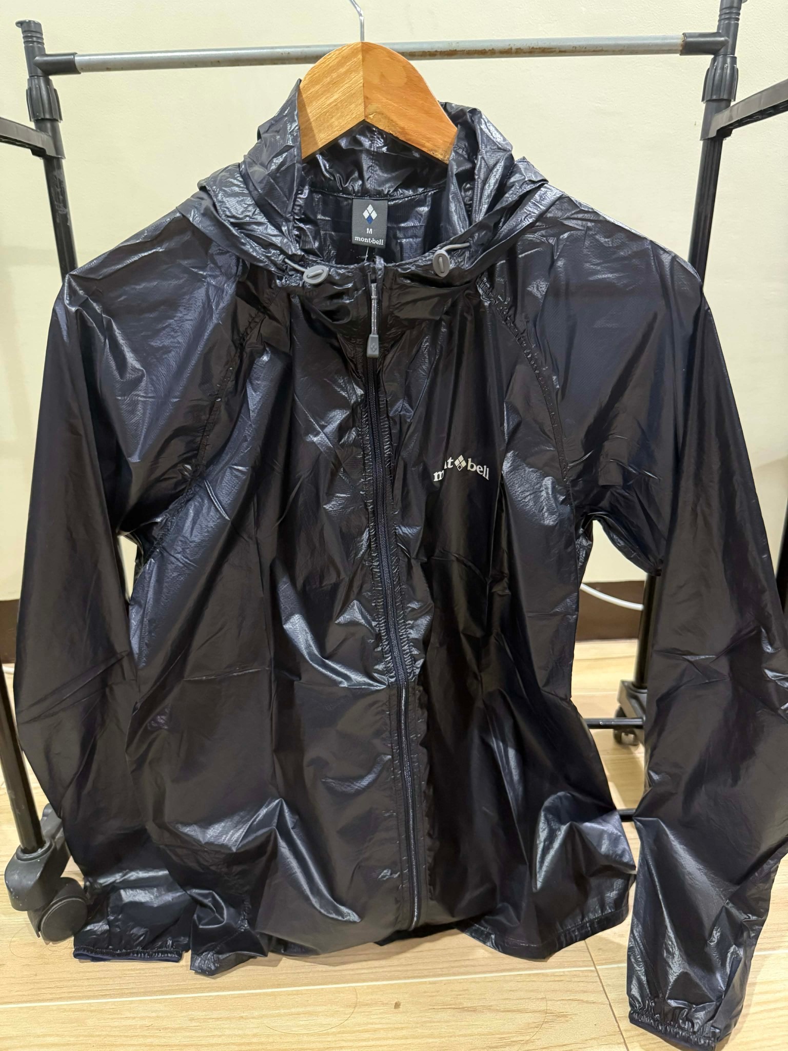 Montbell ex light wind hooded jacket for sale