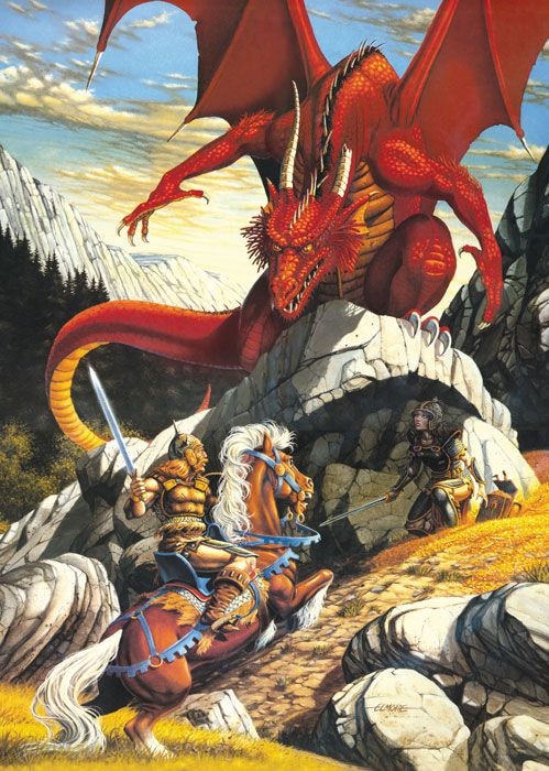 D&D Dragon Magazine art for game inspiration