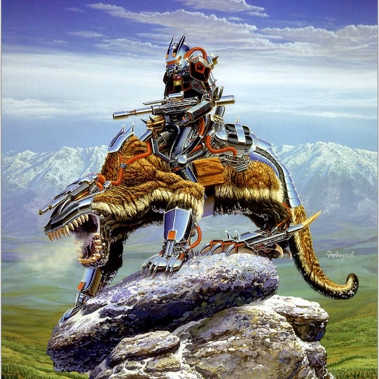 Keith Parkinson cover art for Gamma World, 3rd edition (TSR, 1986)