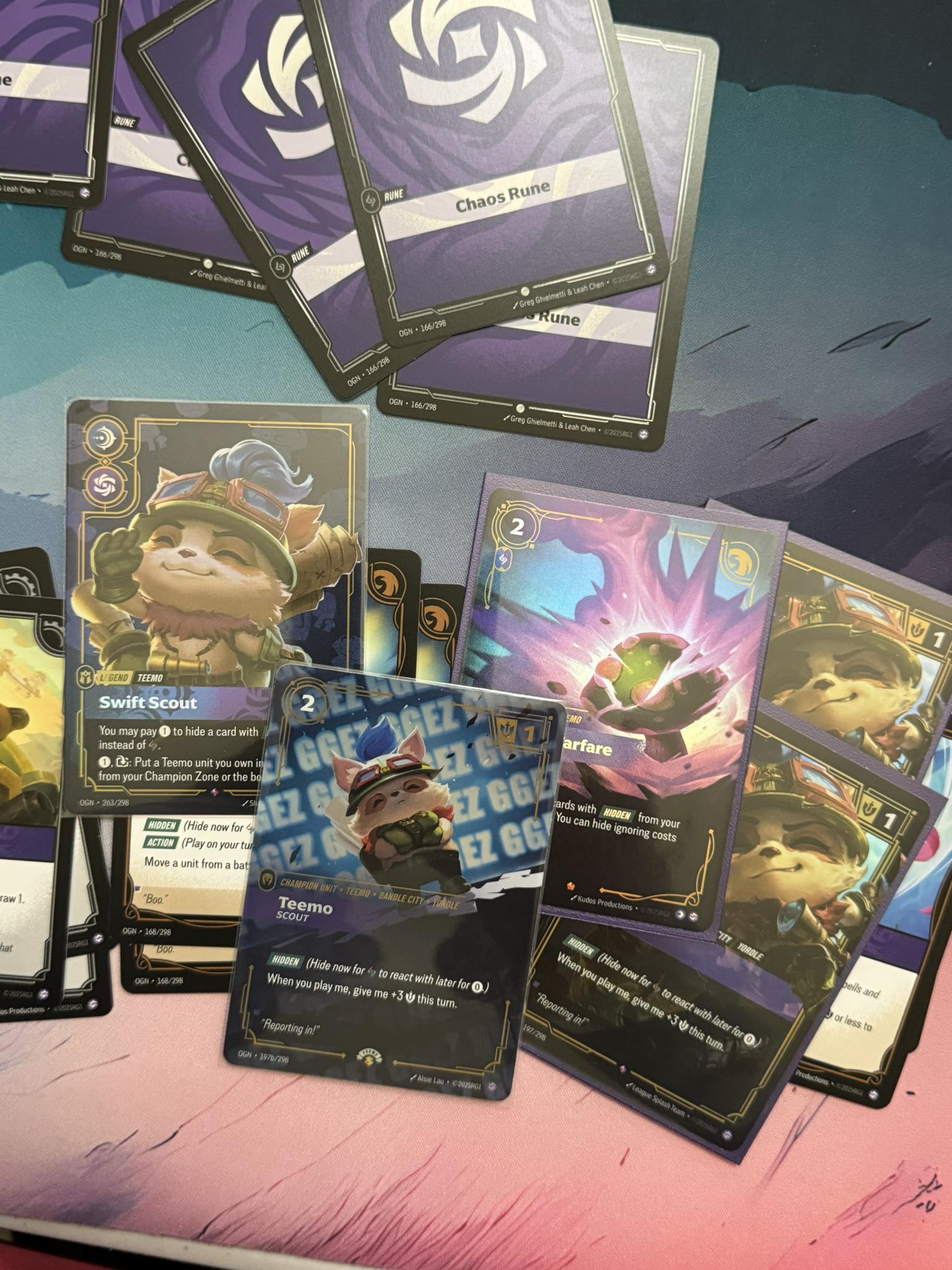 Pulled a holographic Blind Monk card from League of Legends TCG