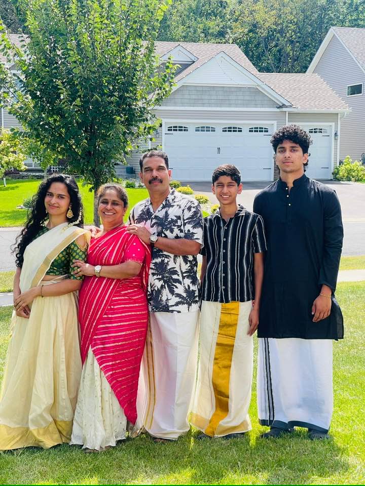 George Ouseph - 2025 Family Onam Celebrations ️🎊 | Facebook
