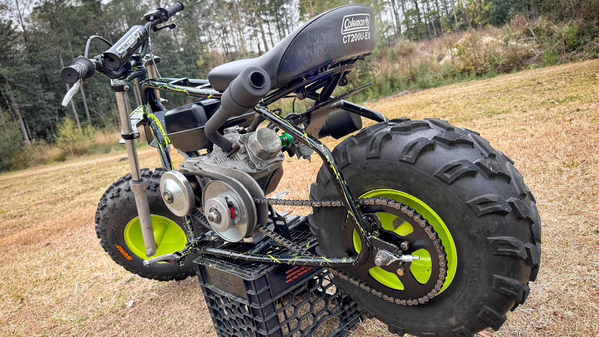 ハッピー Zongshen 190cc 2v mini race bike!