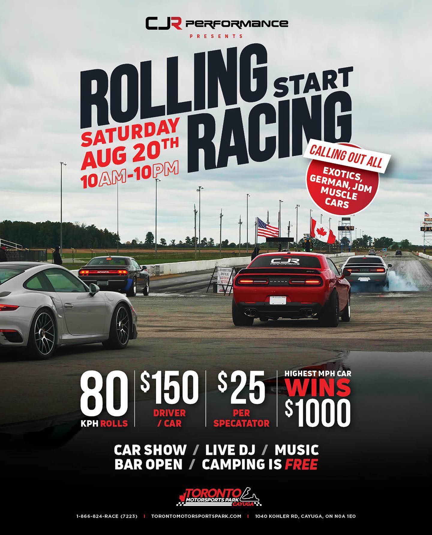 TODAY is the DAY to show up and... - Toronto Motorsports Park | Facebook