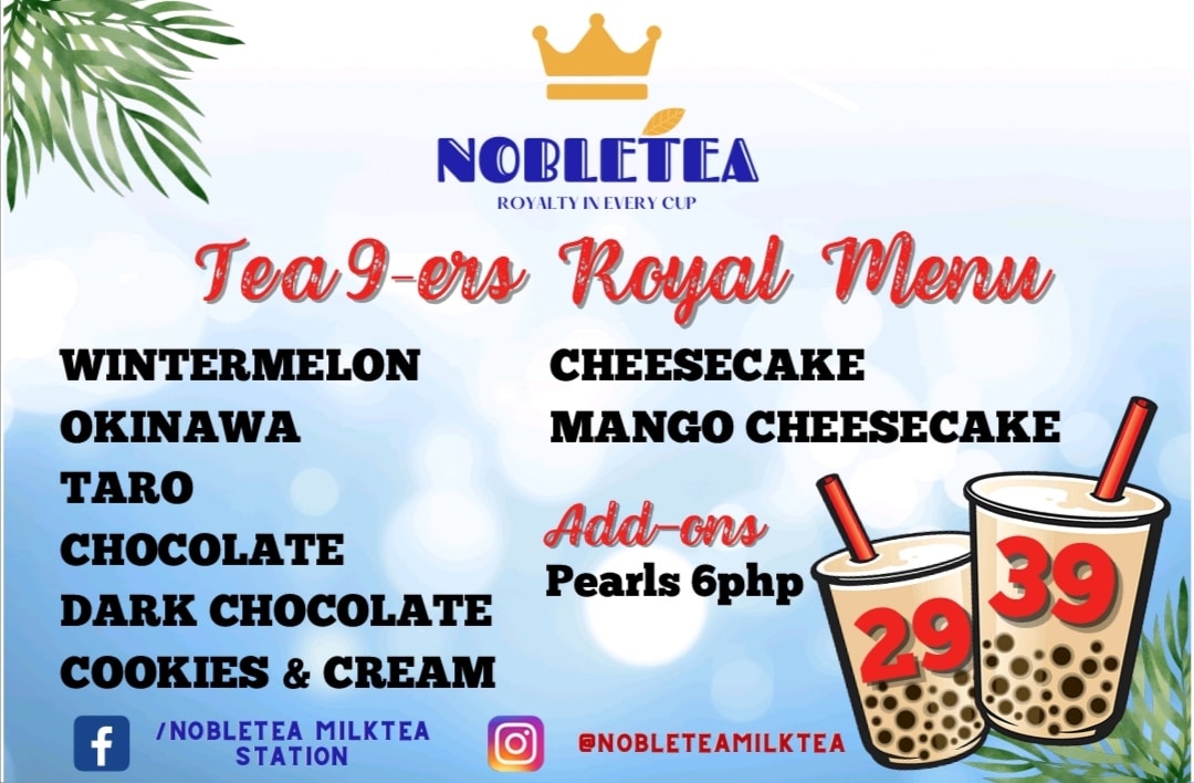 NobleTea Milktea Station | Quezon City
