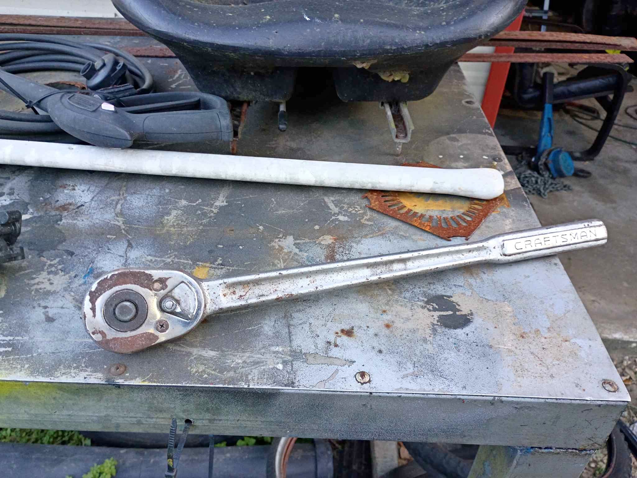 3/4 inch drive Craftsman ratchet very heavy duty and old - Wrenches ...