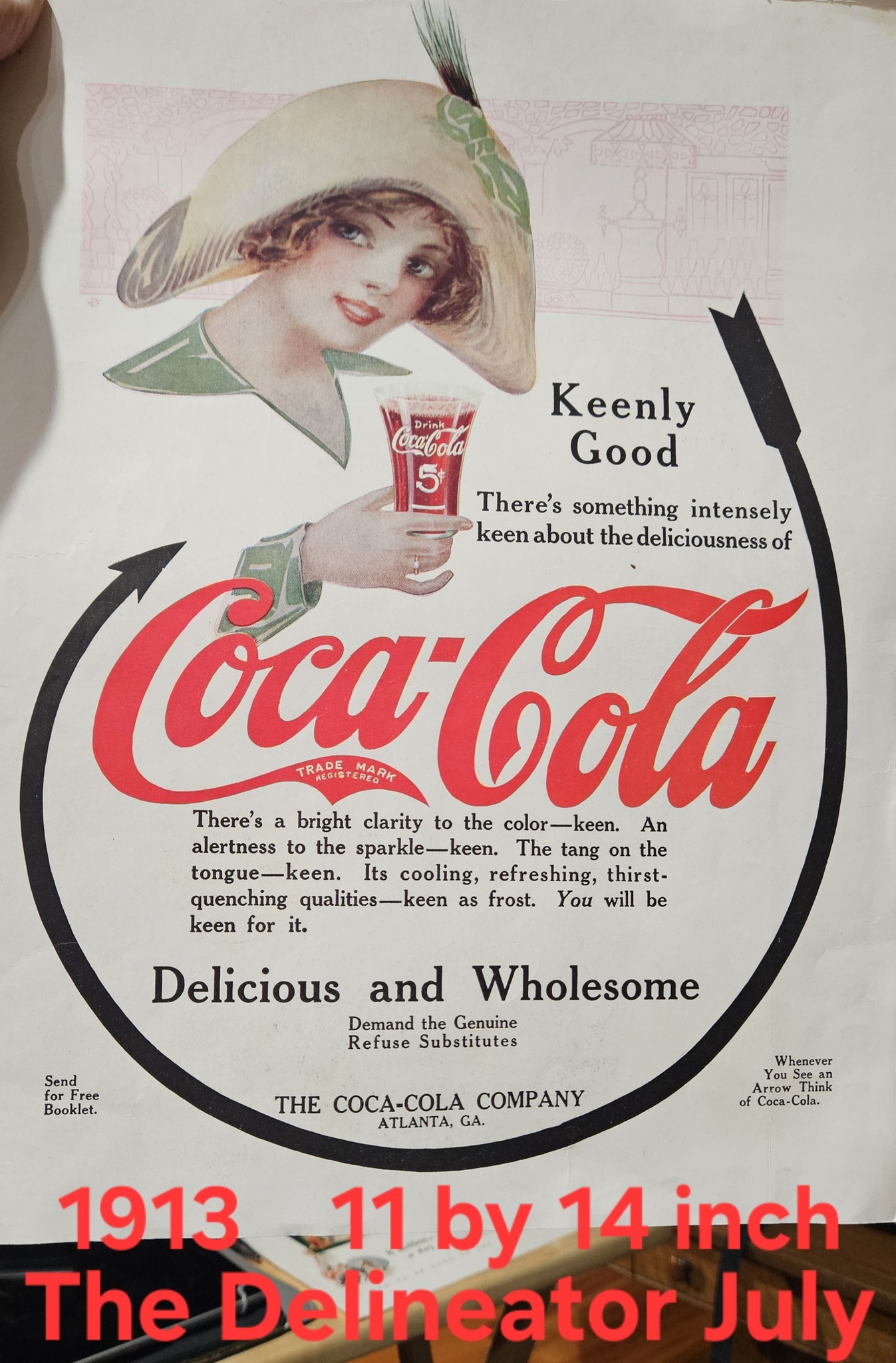 A Coca-Cola advertisement from 1907.