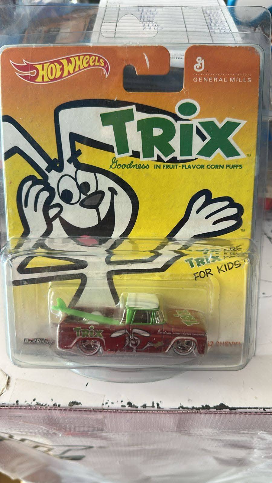 What are the Chevy 62 Trix commercial and Hot Wheels options?