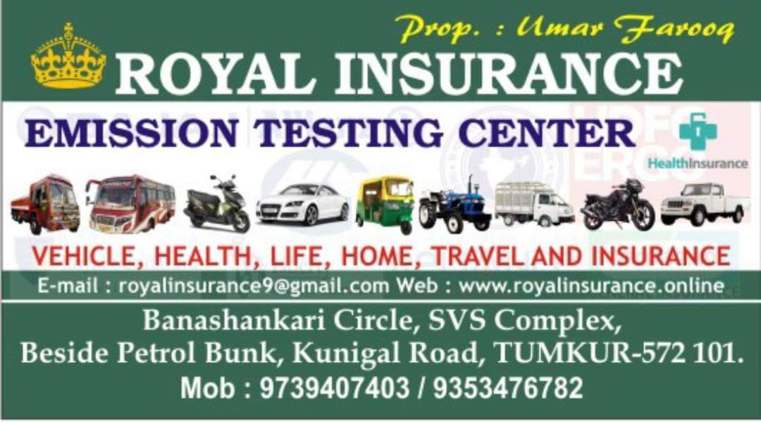Royal Insurance | Tumkur
