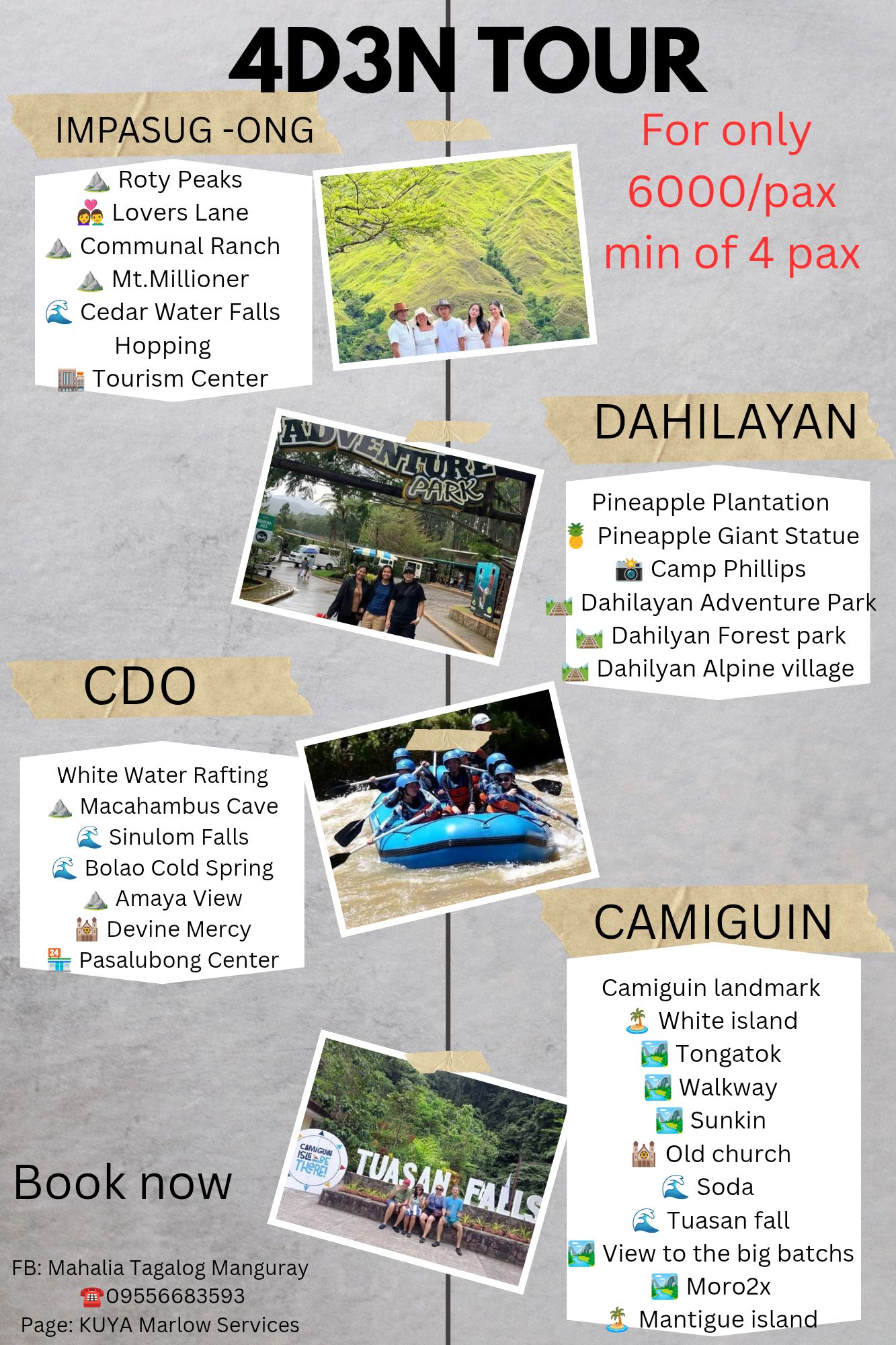 Bukidnon DIY Travel & Budget Tour Package | 🌄 𝐈𝐌𝐏𝐀𝐒𝐔𝐆-𝐎𝐍𝐆 𝐃𝐀𝐇𝐈𝐋𝐀𝐘𝐀𝐍 ...