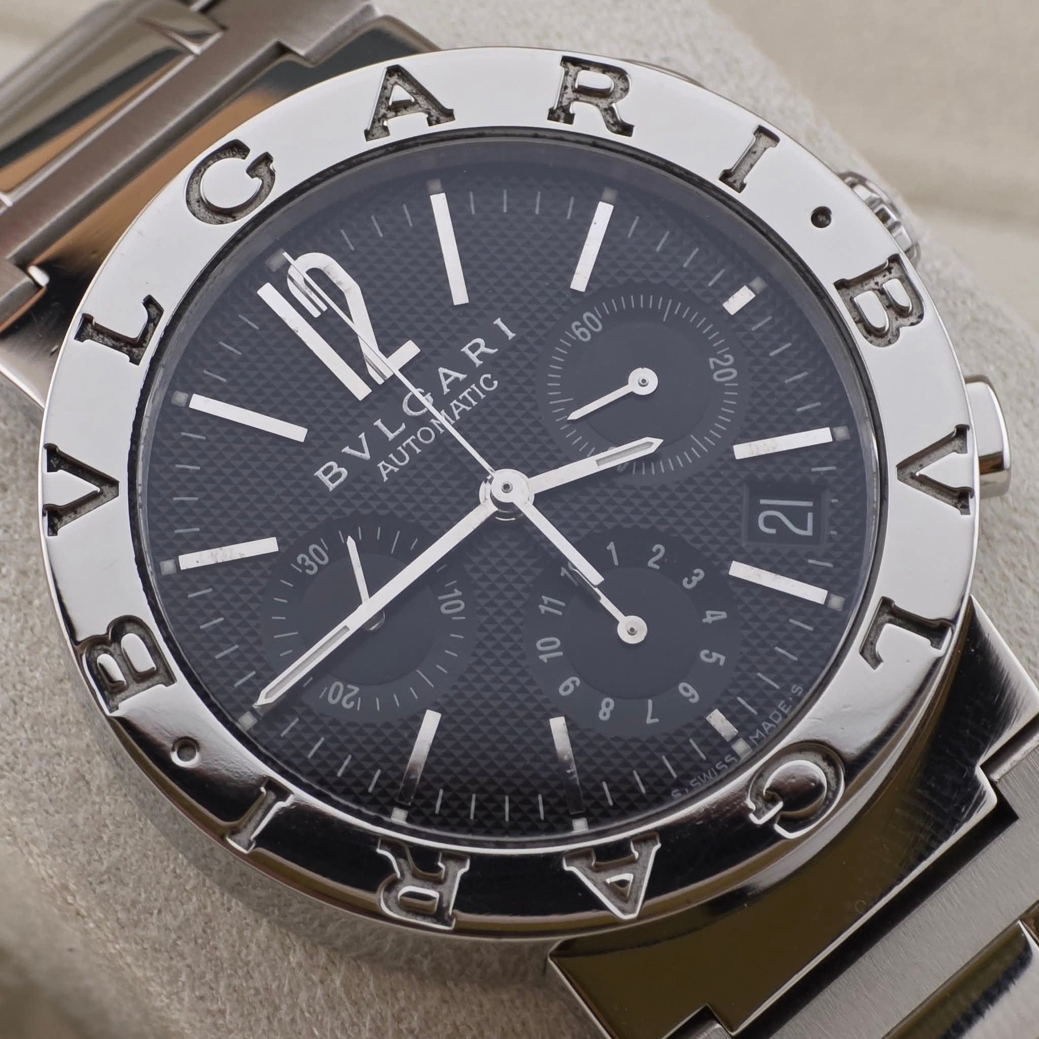 BVLGARI Bulgari-Bulgari Chronograph Automatic Ref. BB38SSCH