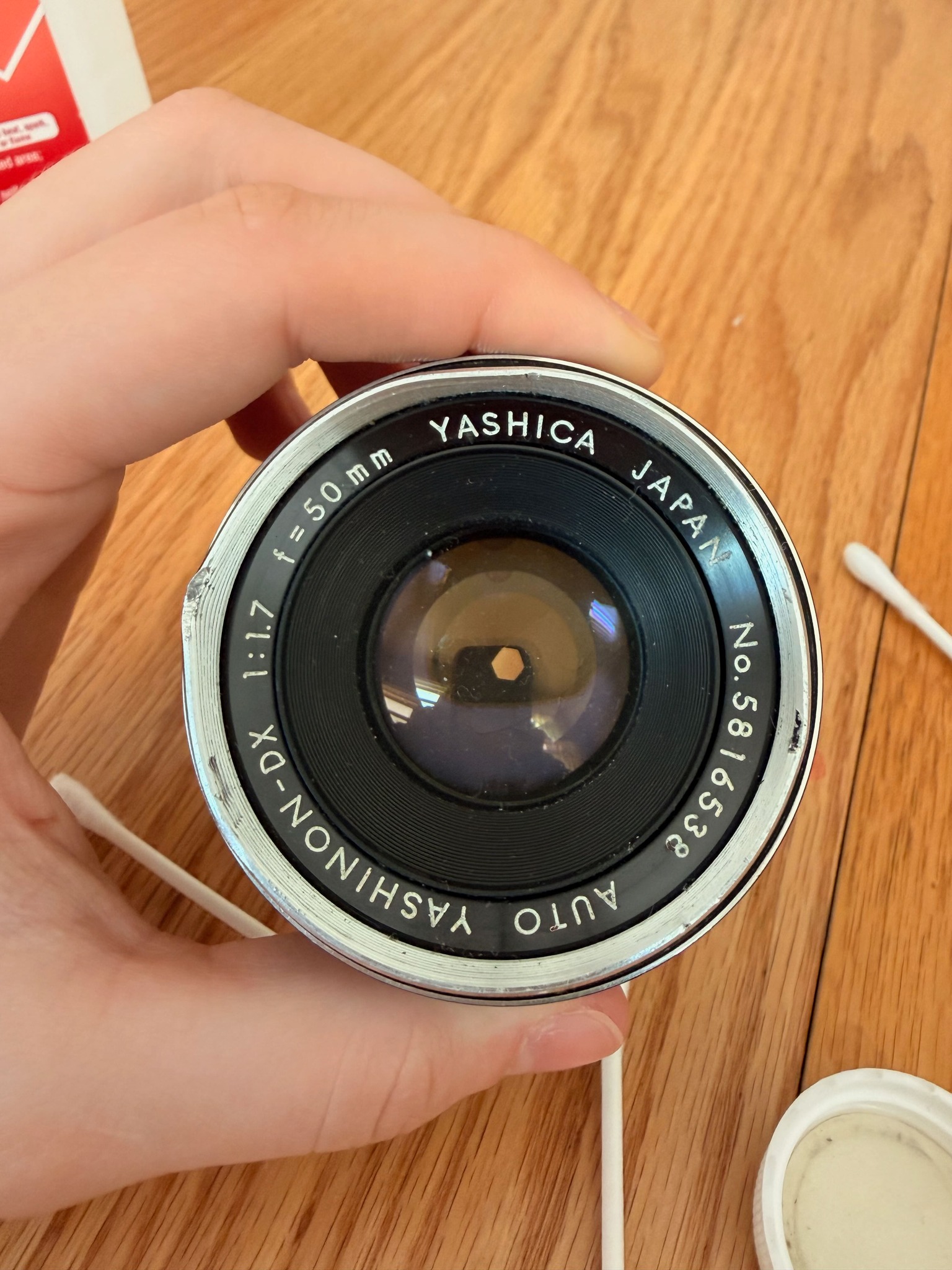 How to assemble Yashinon-DX 50mm f1.4 lens