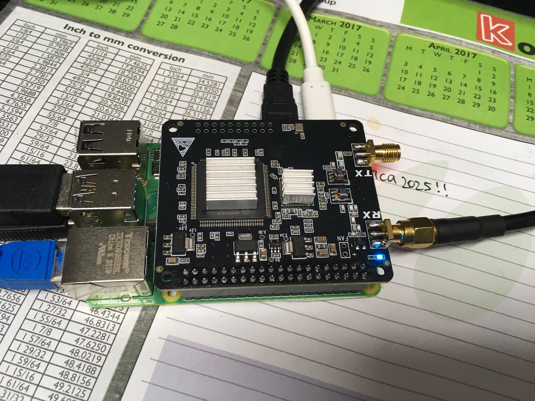 Radioberry Preamp Board – 1,5–3 W Ausgang, SMA, Für HF-Verstärker (10–100 W) & Raspberry Pi