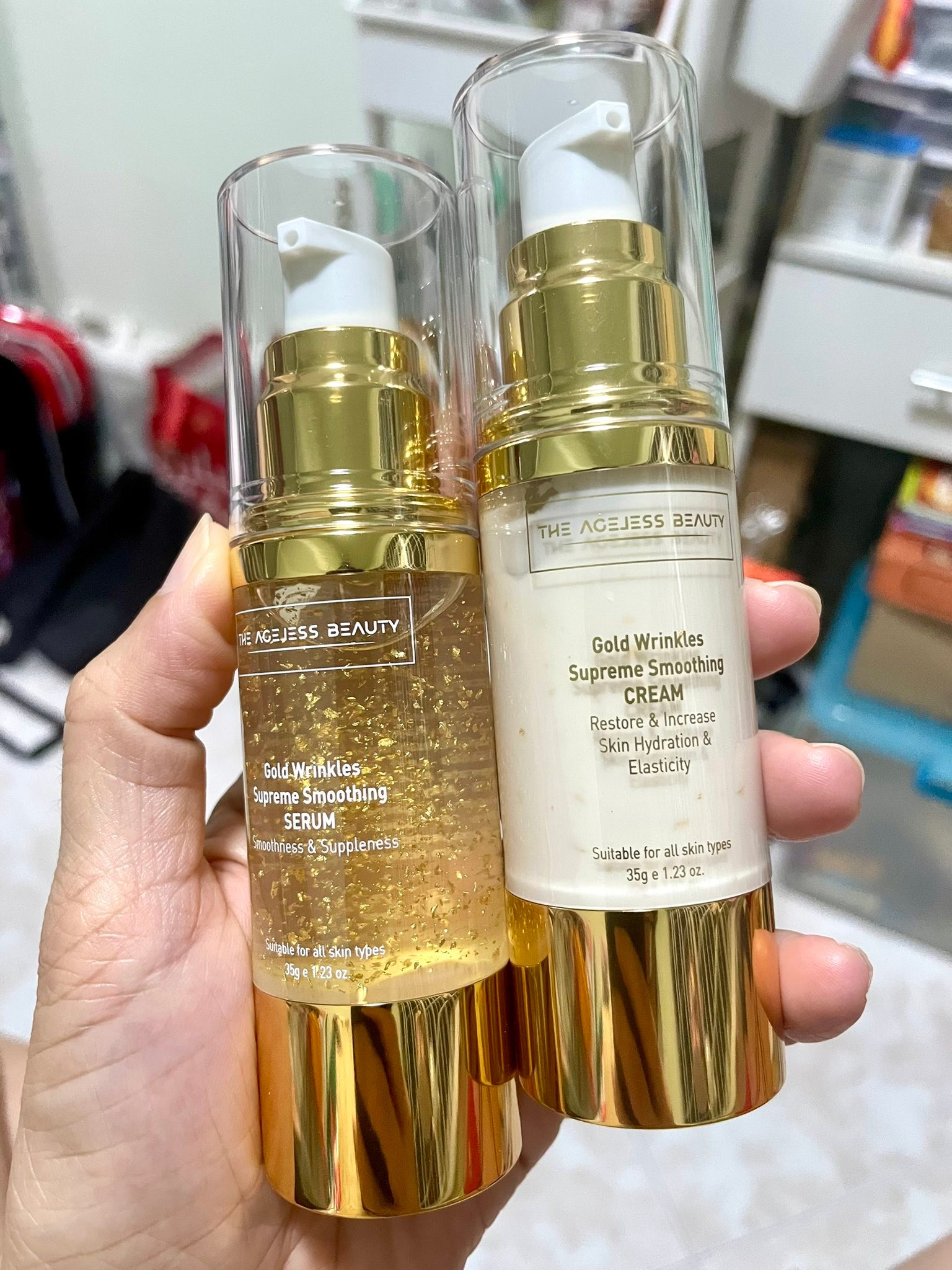 Free facial cream and serum in Singapore