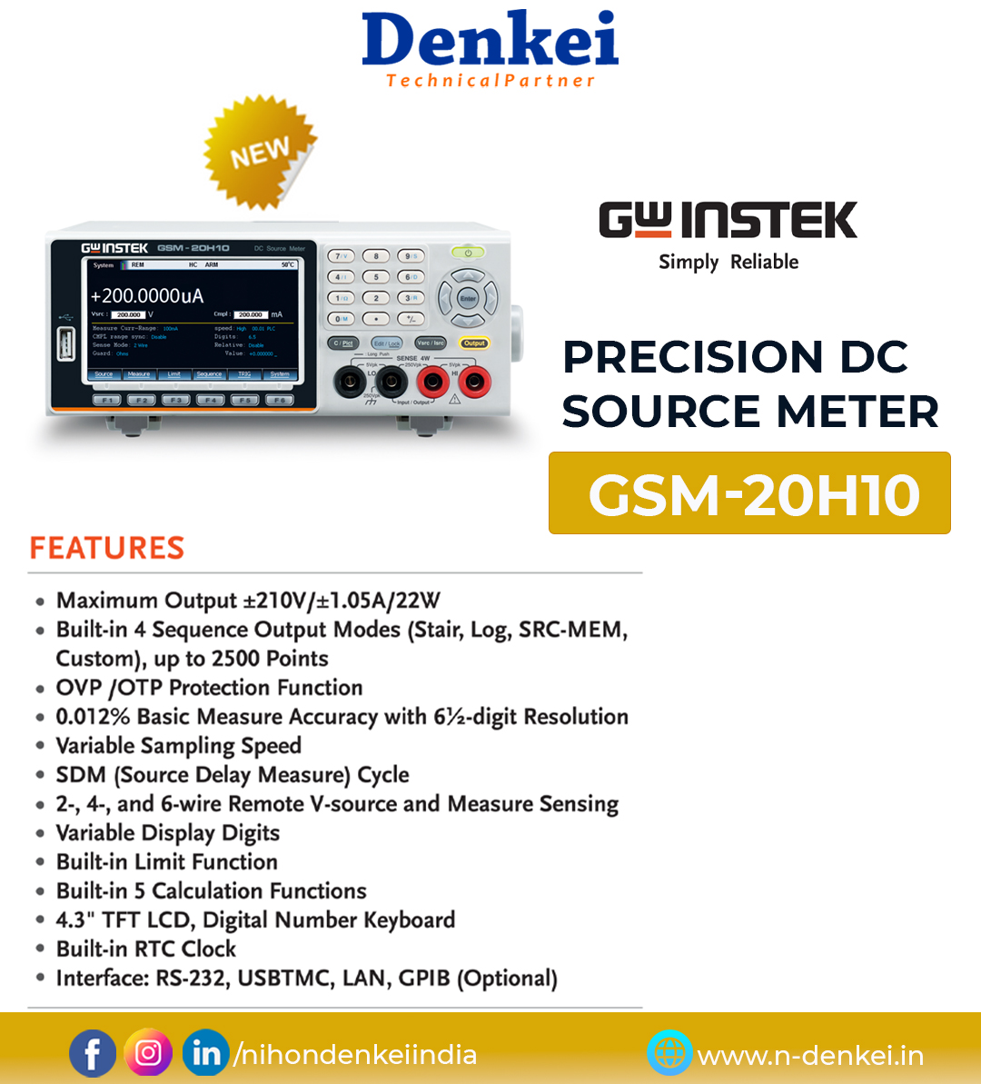 Product : GSM-20H10... - Nihon Denkei India Private Limited