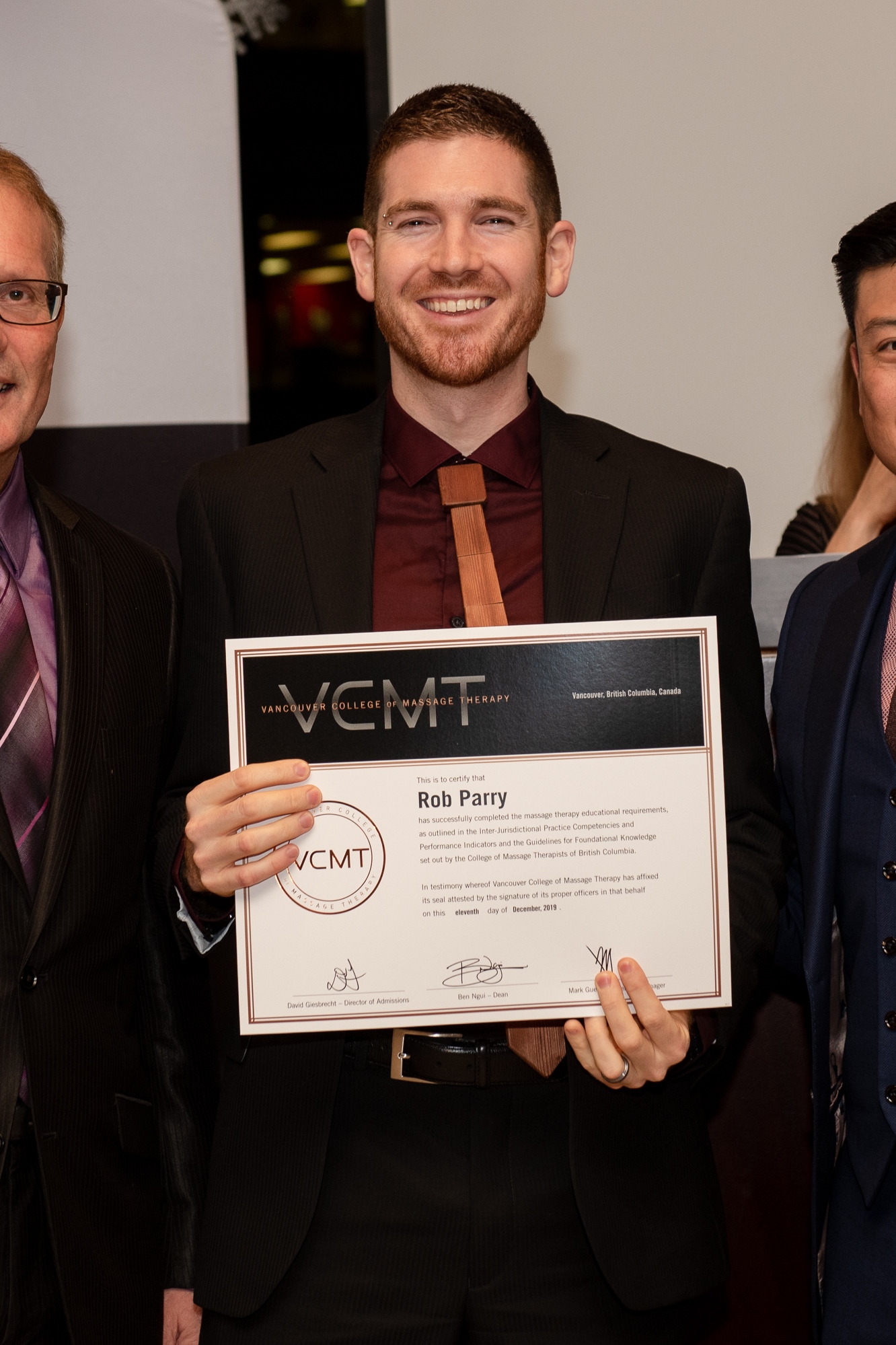 Rob Parry RMT - This December I was pleased to graduate...