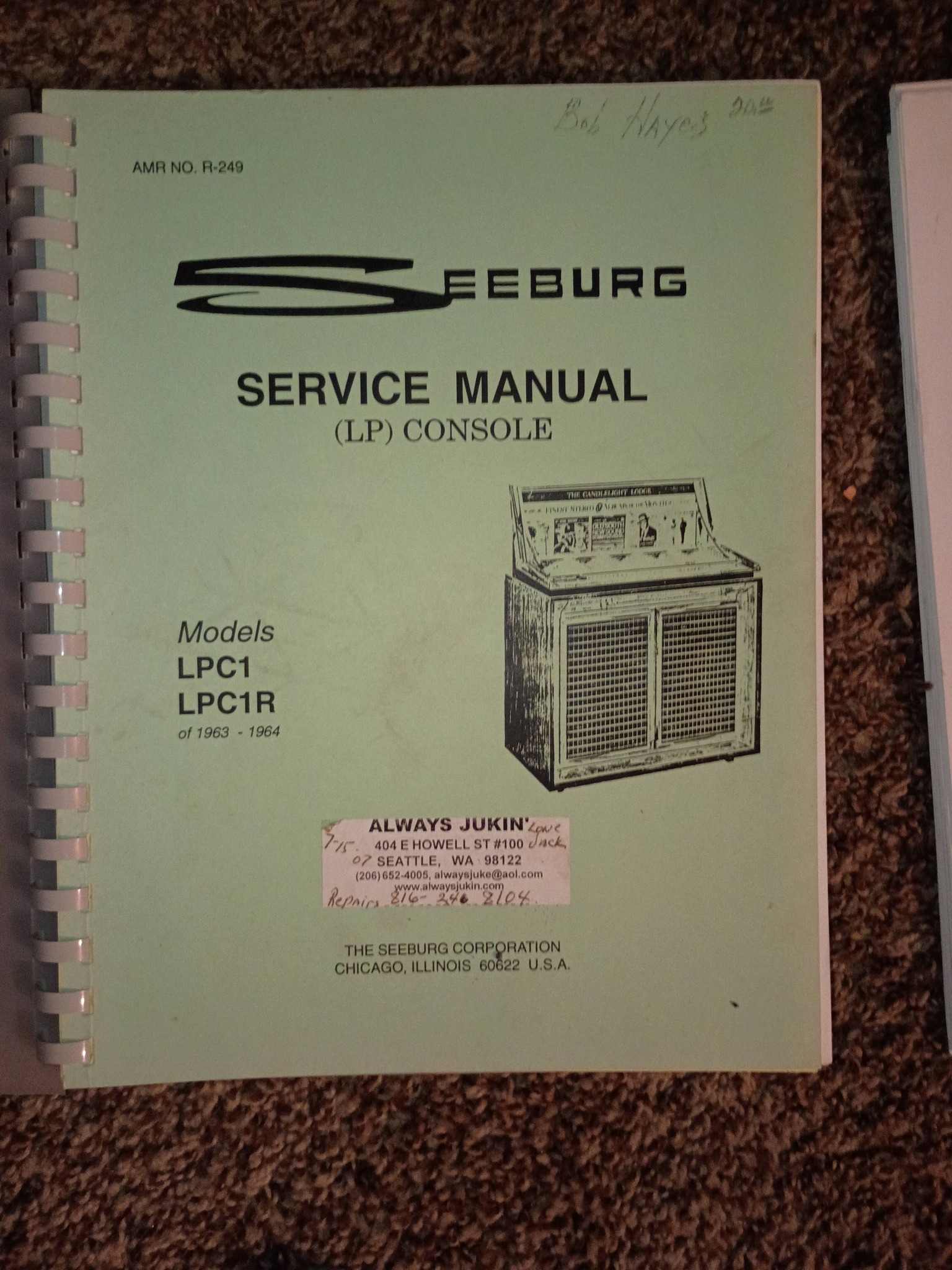 Seeburg LPC and other 33rpm Jukeboxes | Facebook