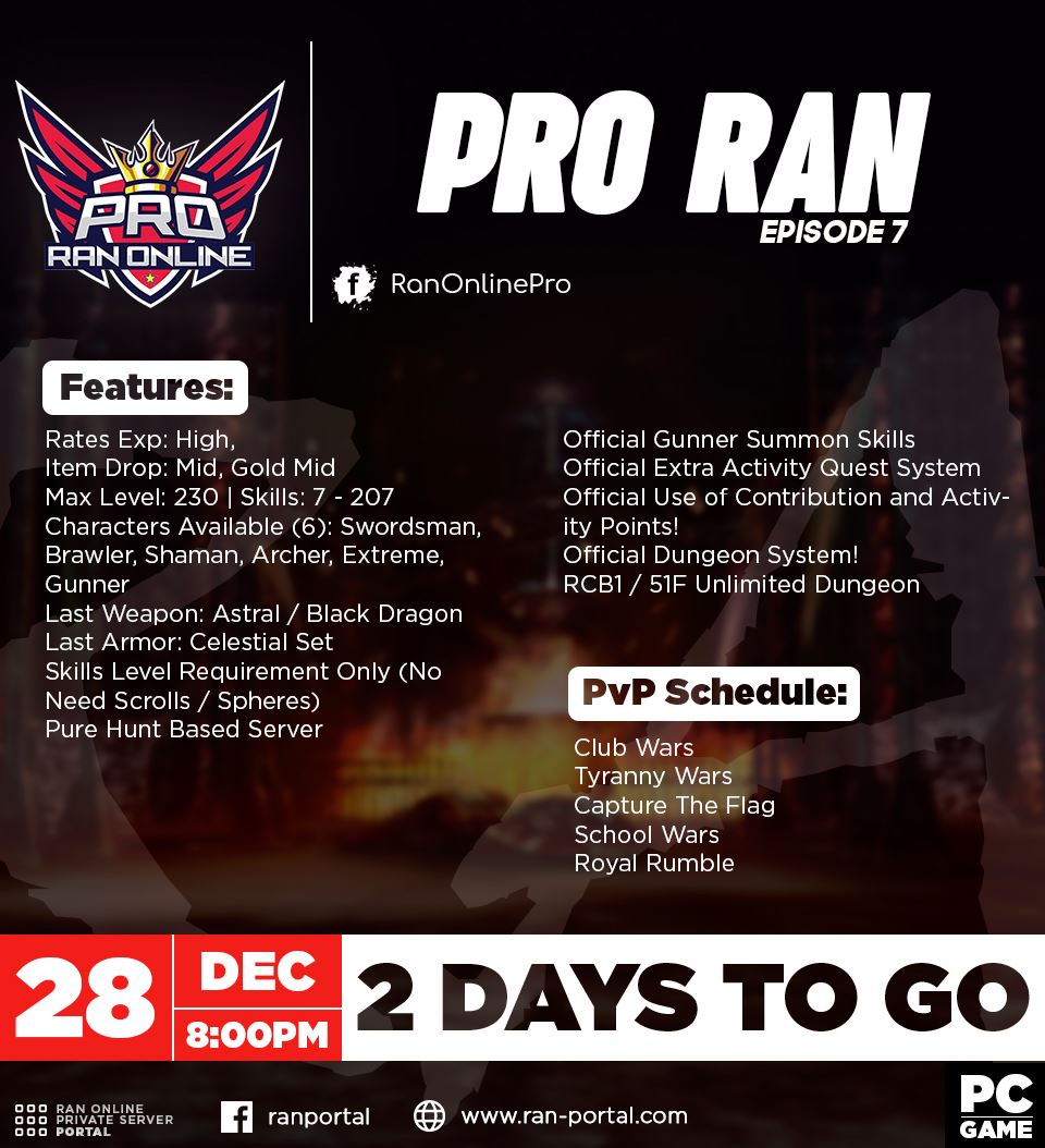[2 DAYS TO GO] The most awaited... - RAN Online: Portal