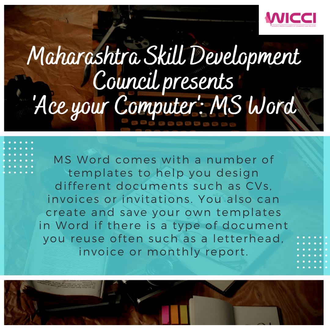 Wicci Skill development Council - Learn Creating Templates, Using ...