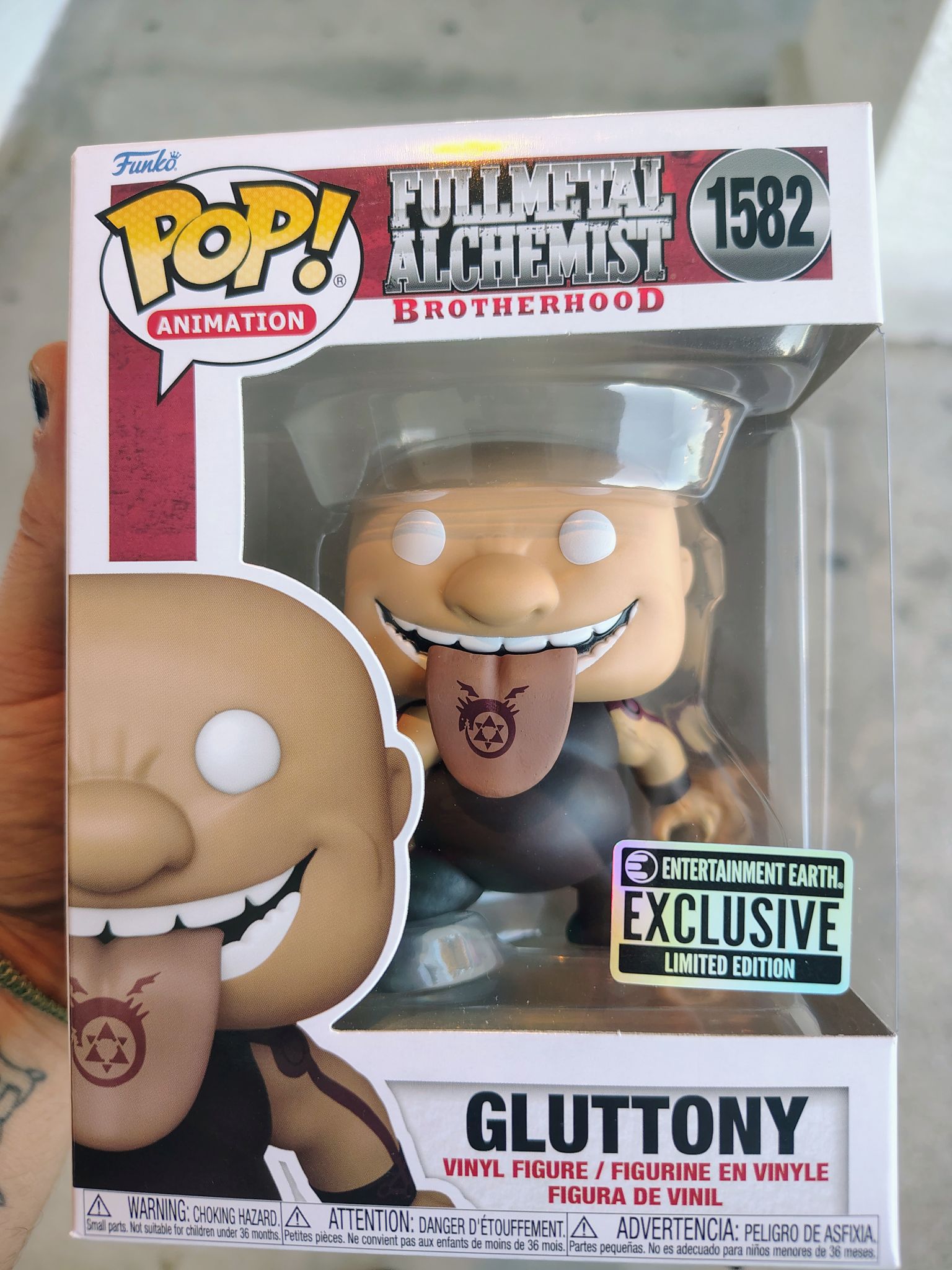 Funko POP! Animation Fullmetal Alchemist Gluttony Limitée (Neu und