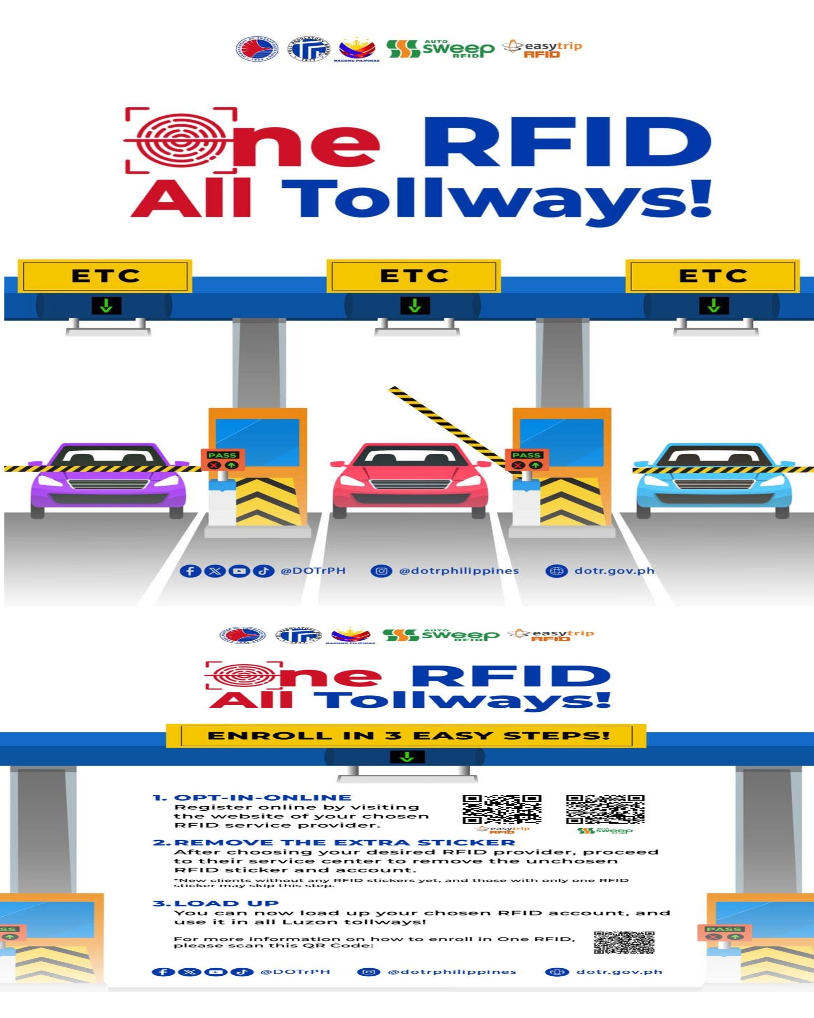 Rico - Isang RFID sa lahat ng Toll Expressway sa Luzon Isang RFID na ...